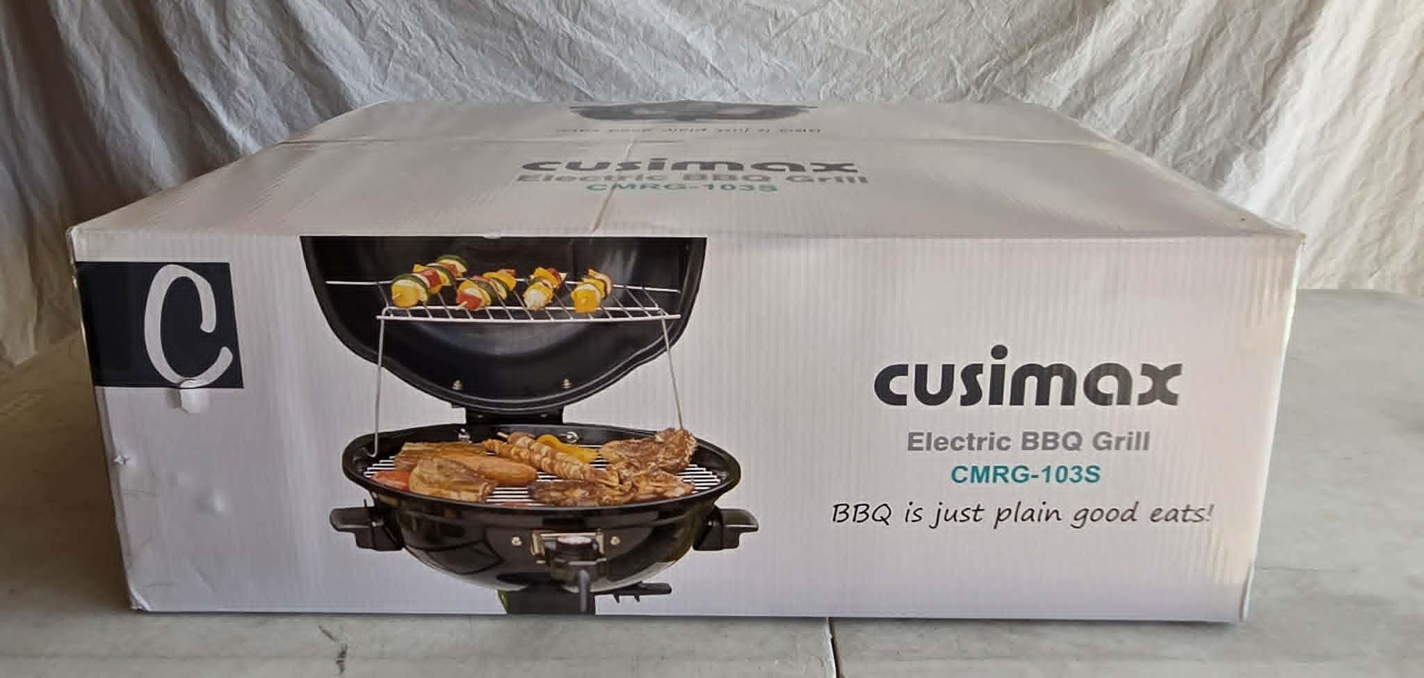 Electric Grill, CUSIMAX Electric Indoor/Outdoor Grill, 1600W Portable BBQ customer photo 1