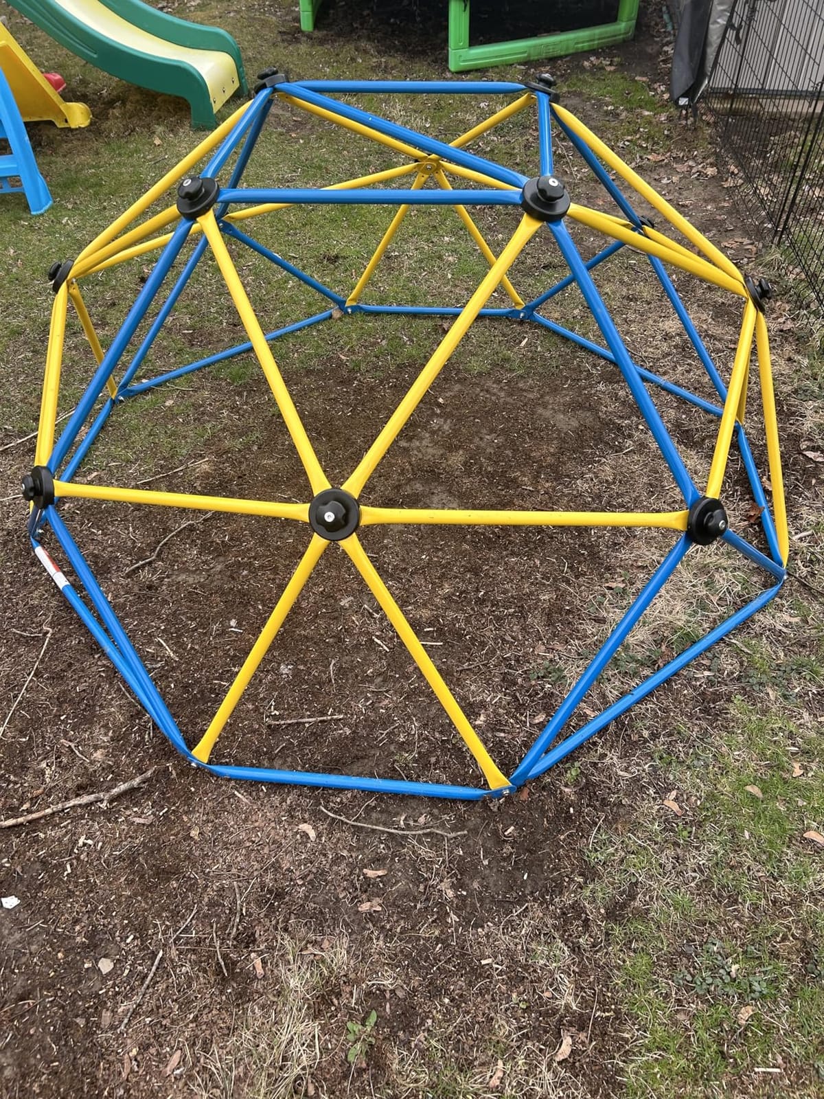 Zupapa Monkey Bars Climbing Dome with Hammock - Sturdy & Portable Jungle Gym with Hammock for Kids, Backyard Playset for Toddlers, Active Outdoor Fun for Kids, Lightweight & Easy Assembly customer photo 2