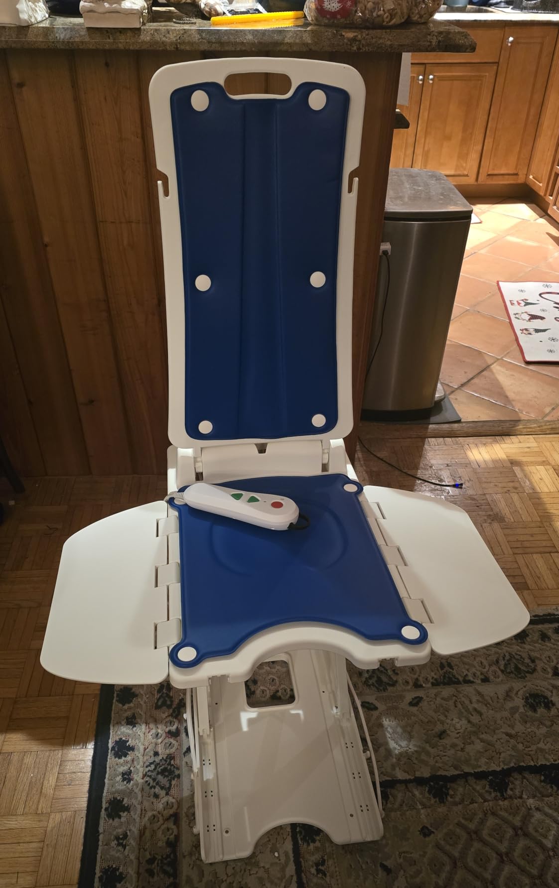 Portable Floor and Bath Lift Chair for Elderly Falls, Max 308 lbs customer photo 1