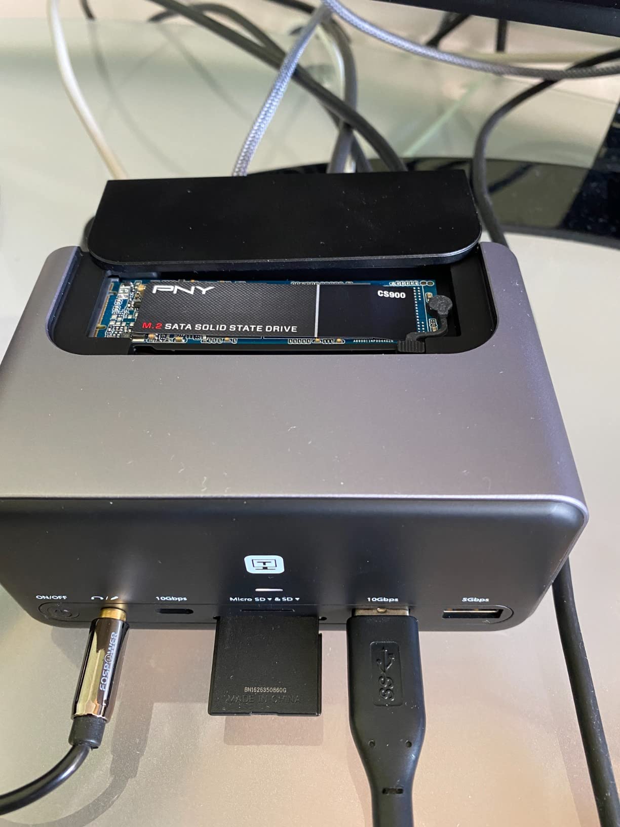TobenONE 18 in 1 Laptop Docking Station 3 Monitors,Triple 4K HDMI,9 USB C/A customer photo 2