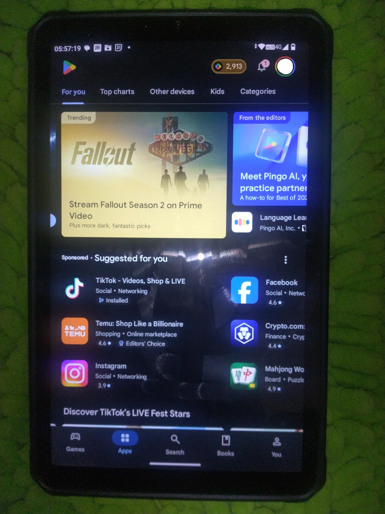 MUNBYN Rugged Tablet Android 14 ILT03, 8.68