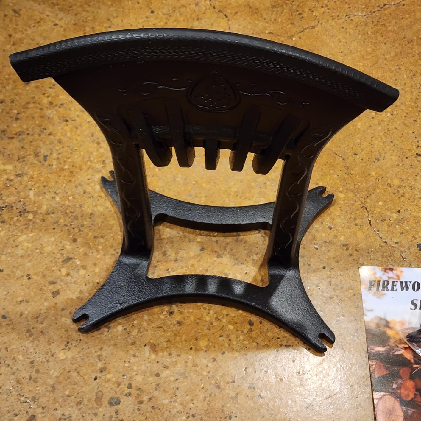 Cast Iron Kindling Splitter with 3Lbs Sledge Hammer, Medium-Sized customer photo 1