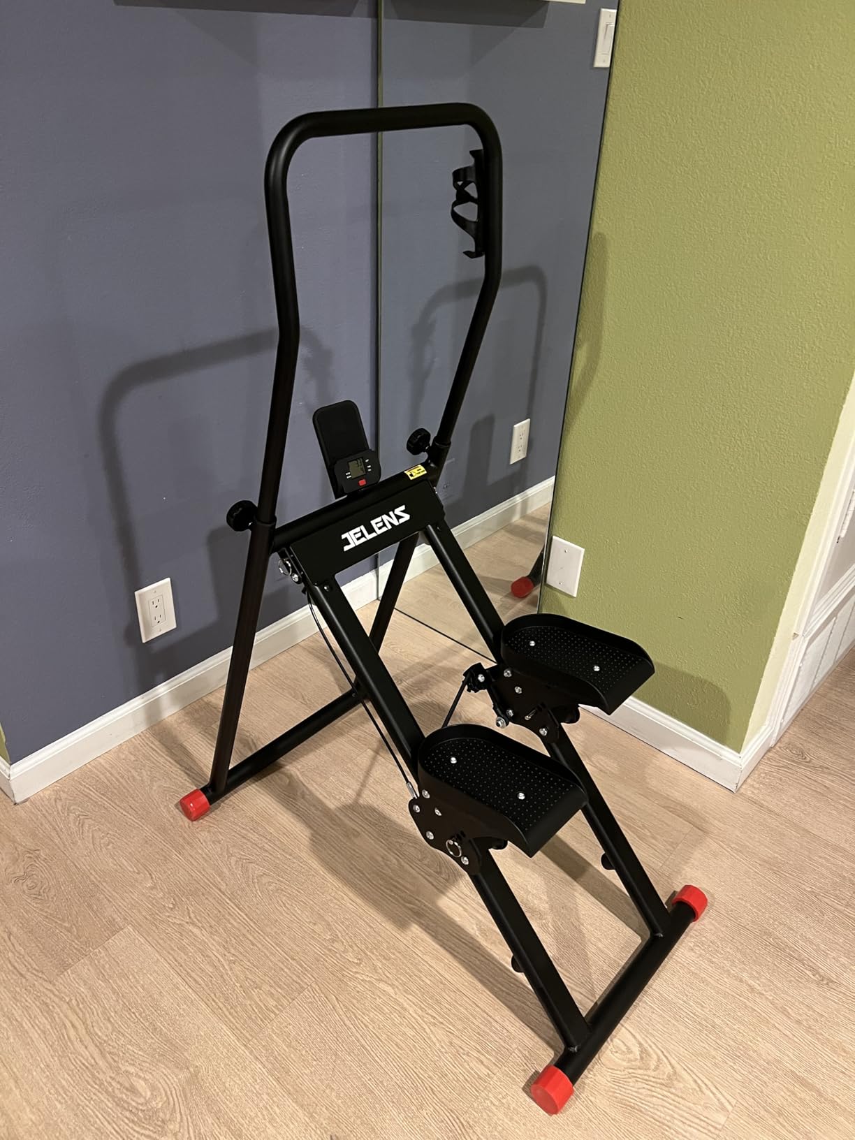 Stair Stepper for Home Gym Exercise, Compact Folding Cardio Stair Climber for Full-Body Workout, Vertical Climber Machine, Extended Step Range customer photo 1