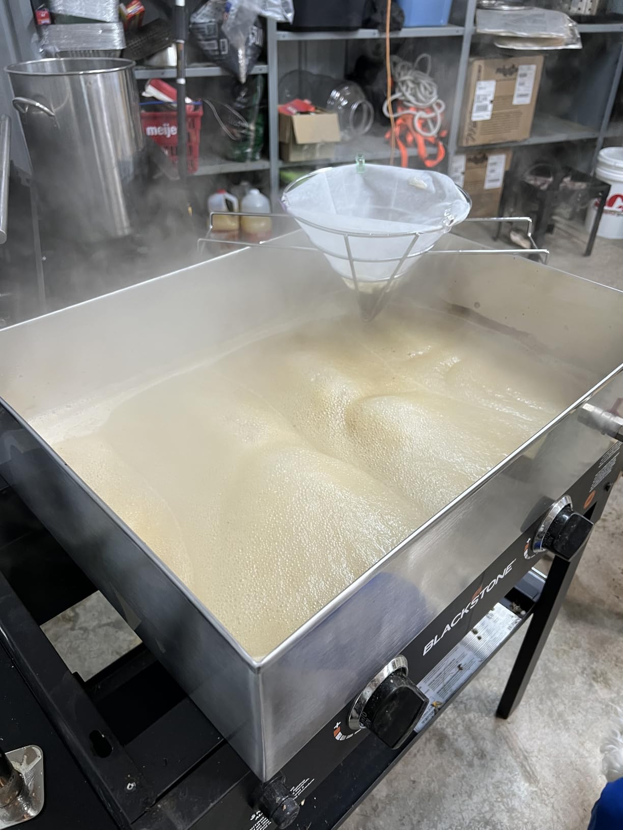 Reallnaive 36x24x6 Inch Maple Syrup Evaporator Pan 22.5 GAL with 10