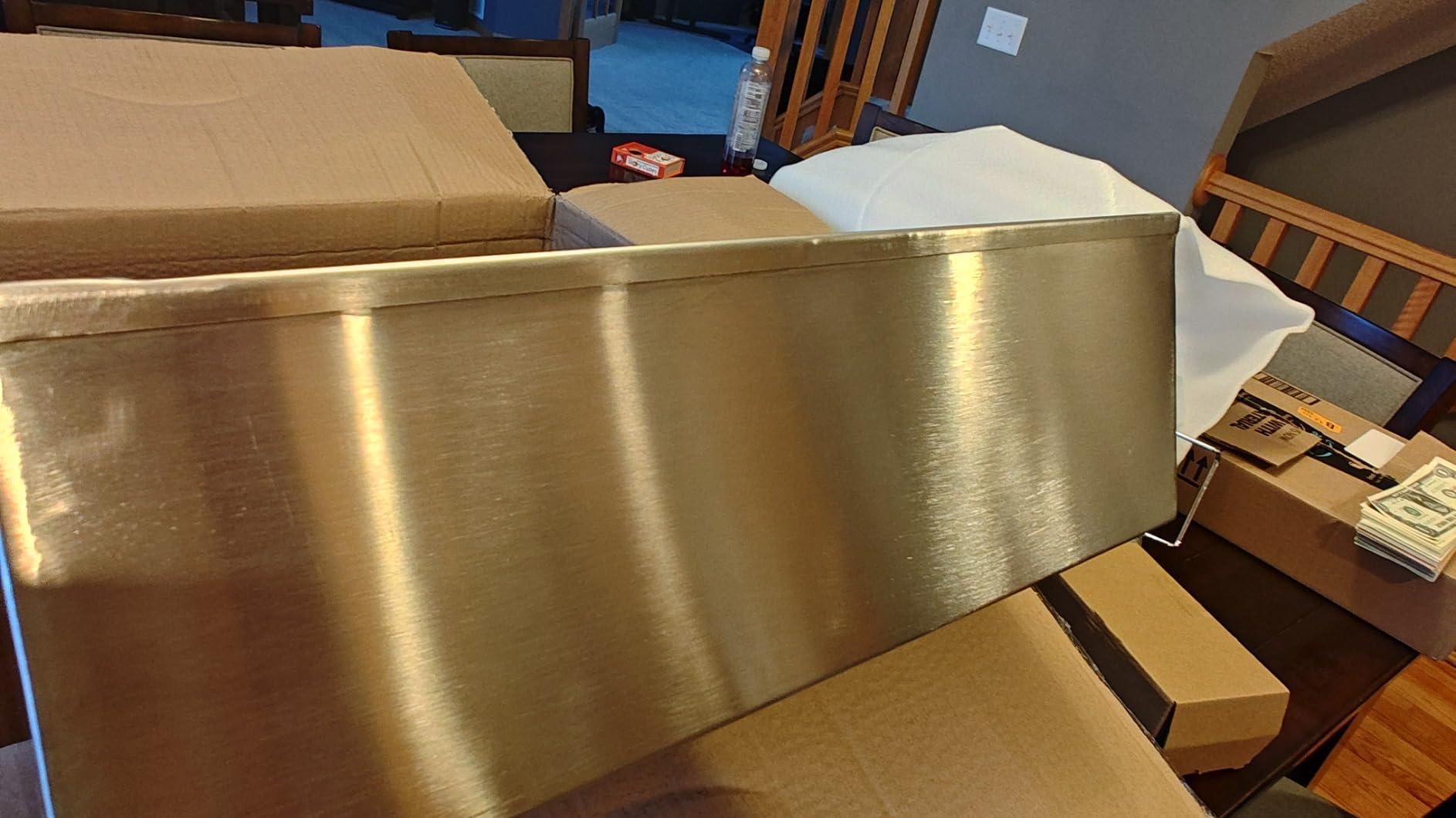 Reallnaive 36x24x6 Inch Maple Syrup Evaporator Pan 22.5 GAL with 10