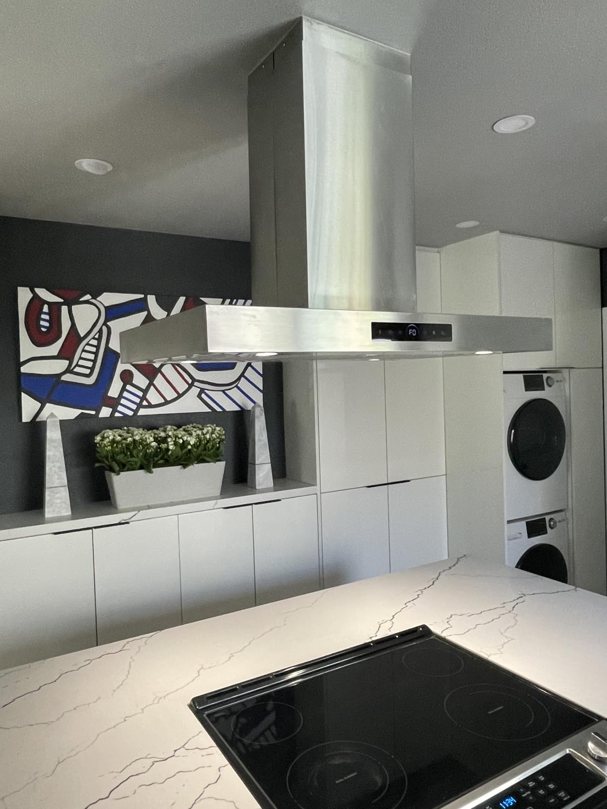 36 inch Range Hood Wall Mount, 1200 CFM Stainless Steel Stove Vent Hoods customer photo 2