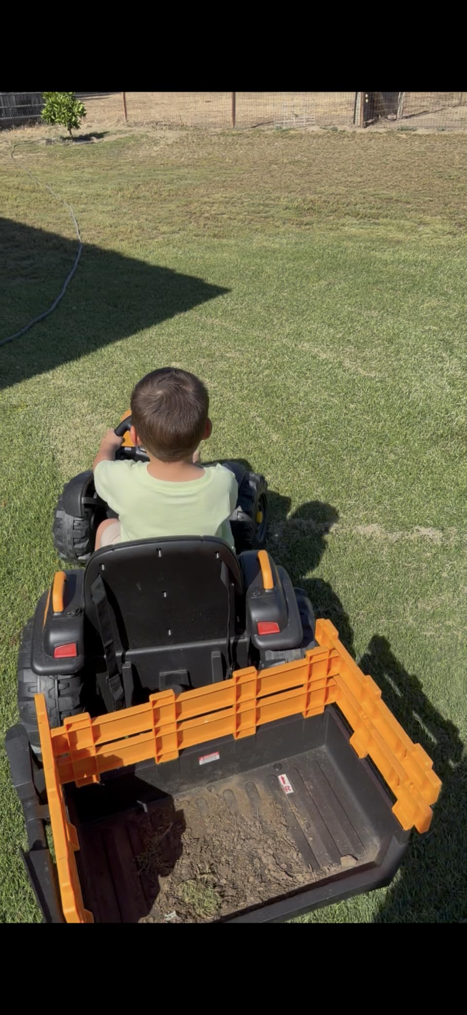 Licensed JCB 24V Ride on Toys, Electric Tractor for Big Kids 3-8 w/Trailer customer photo 2