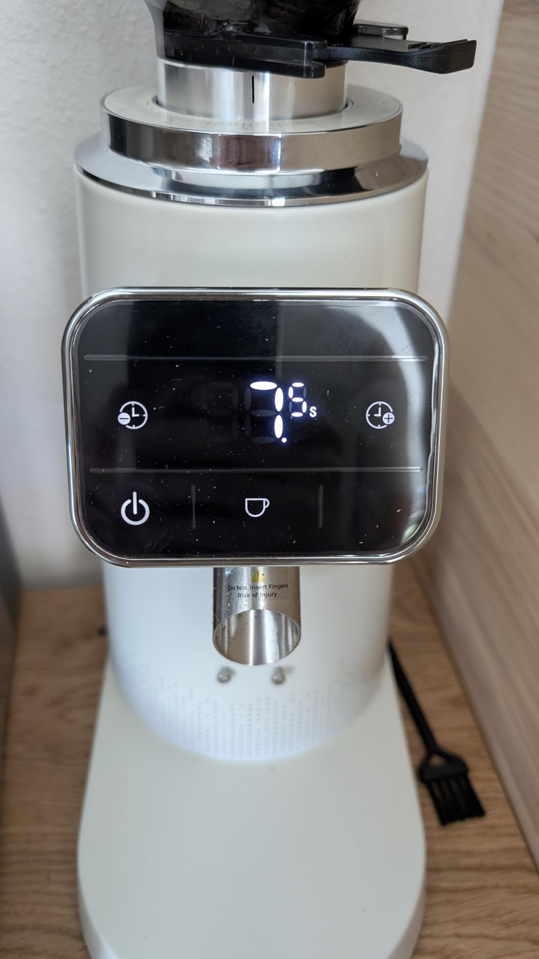 Tuni G3 Commercial 64mm Flat Burr Coffee Grinder, 100 Grind Settings, Ivory customer photo 2