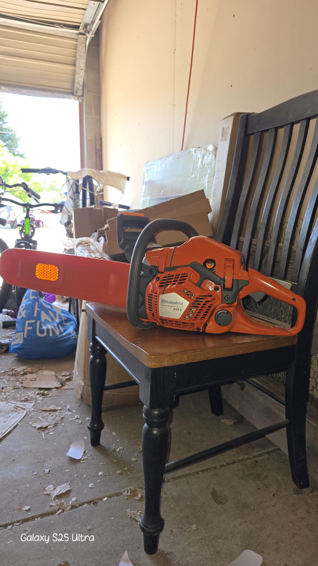 Husqvarna 445S Gas Chainsaw, 18 Inch Chainsaw, Outdoor Tools, Gifts for Men customer photo 1