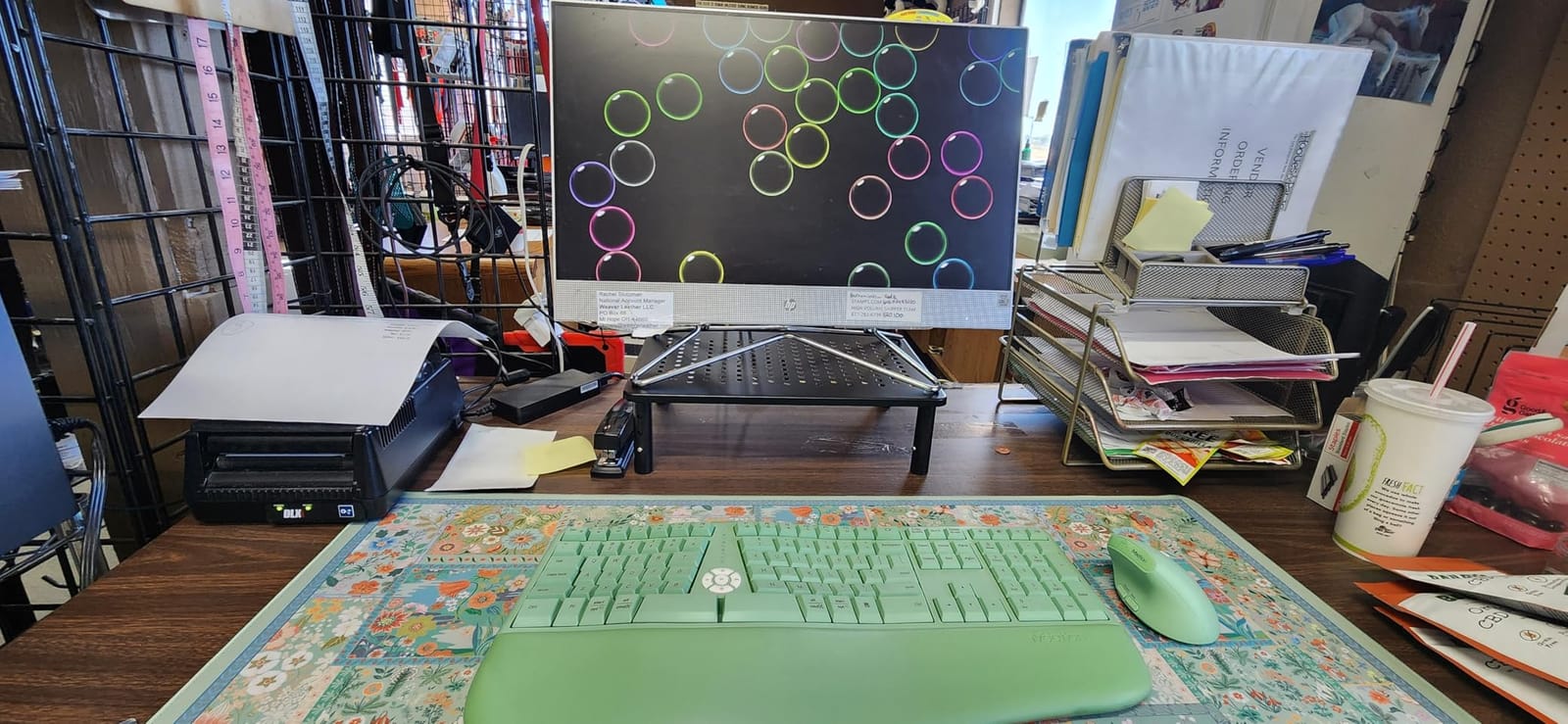 WALI Computer Monitor Stand for Desk, Adjustable Laptop Riser, up to 44 lbs customer photo 2