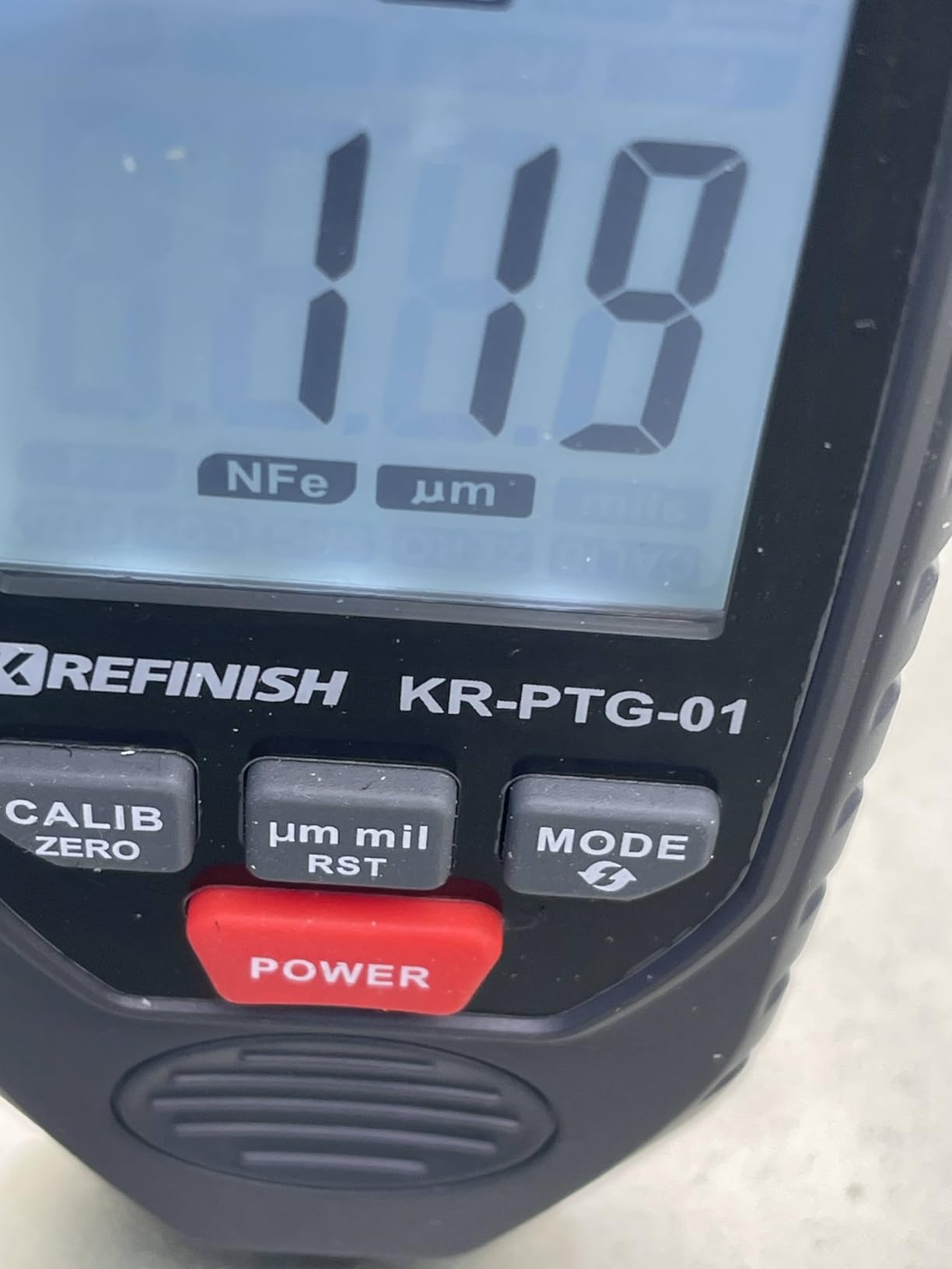 KREFINISH Paint Thickness Gauge Car Digital Accurate Mil Coating Thickness Meter Car Paint Depth Gauge Test Precise for Used Car Buyers and Auto Body Shops customer photo 2