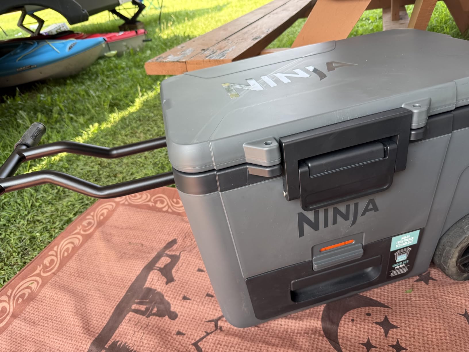 Ninja FrostVault™ 65qt Cooler with Wheels, Dry Storage, Charcoal Gray customer photo 1