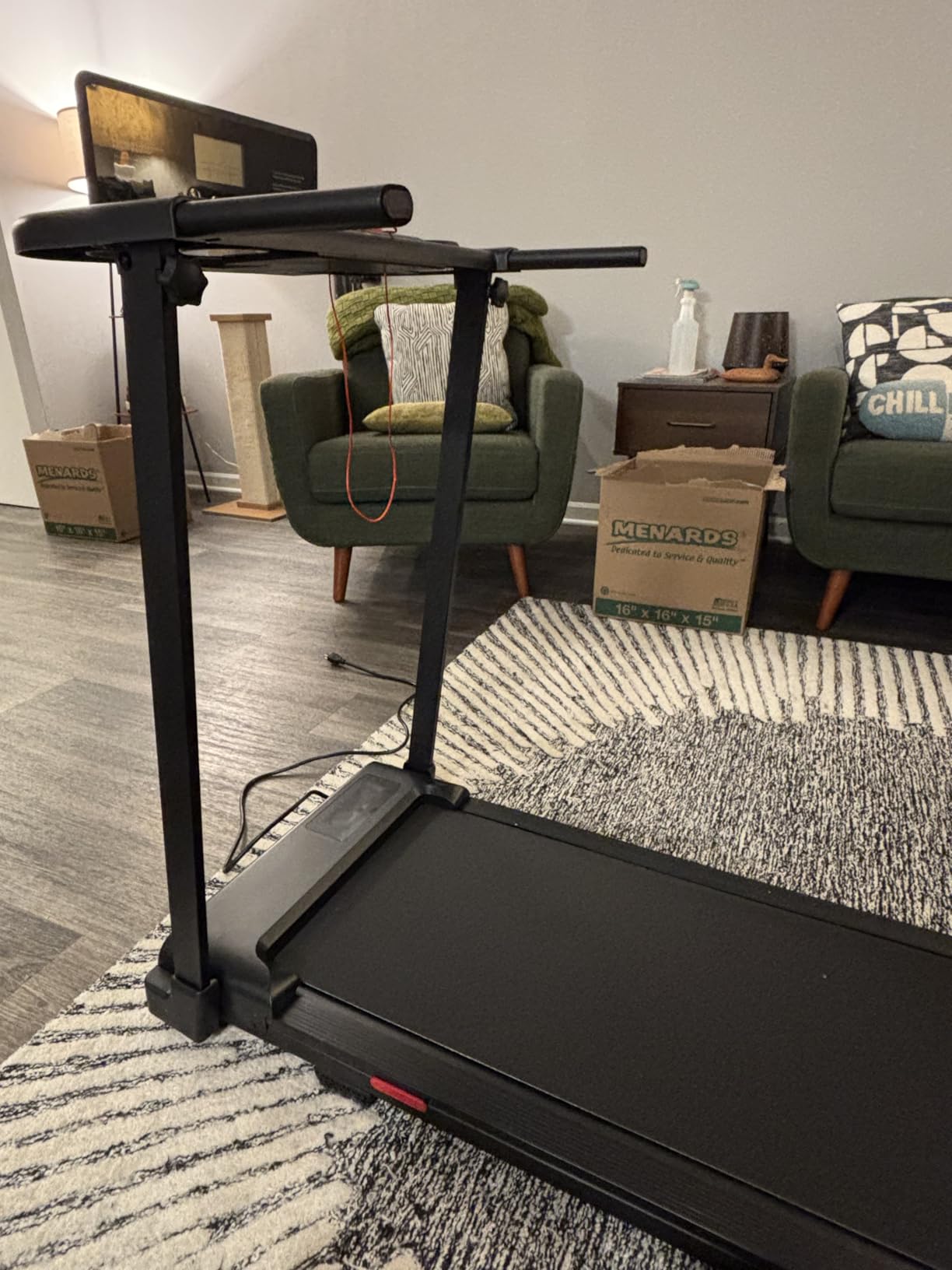 5 in 1 Foldable Treadmill, 7.5 MPH Treadmills for Home with App Compatible, Treadmill with 10% Incline, 3.0HP Brushless Drive, Remote Control and LED Display, 12 HIIT Programs, 400 LBS Capacity customer photo 1