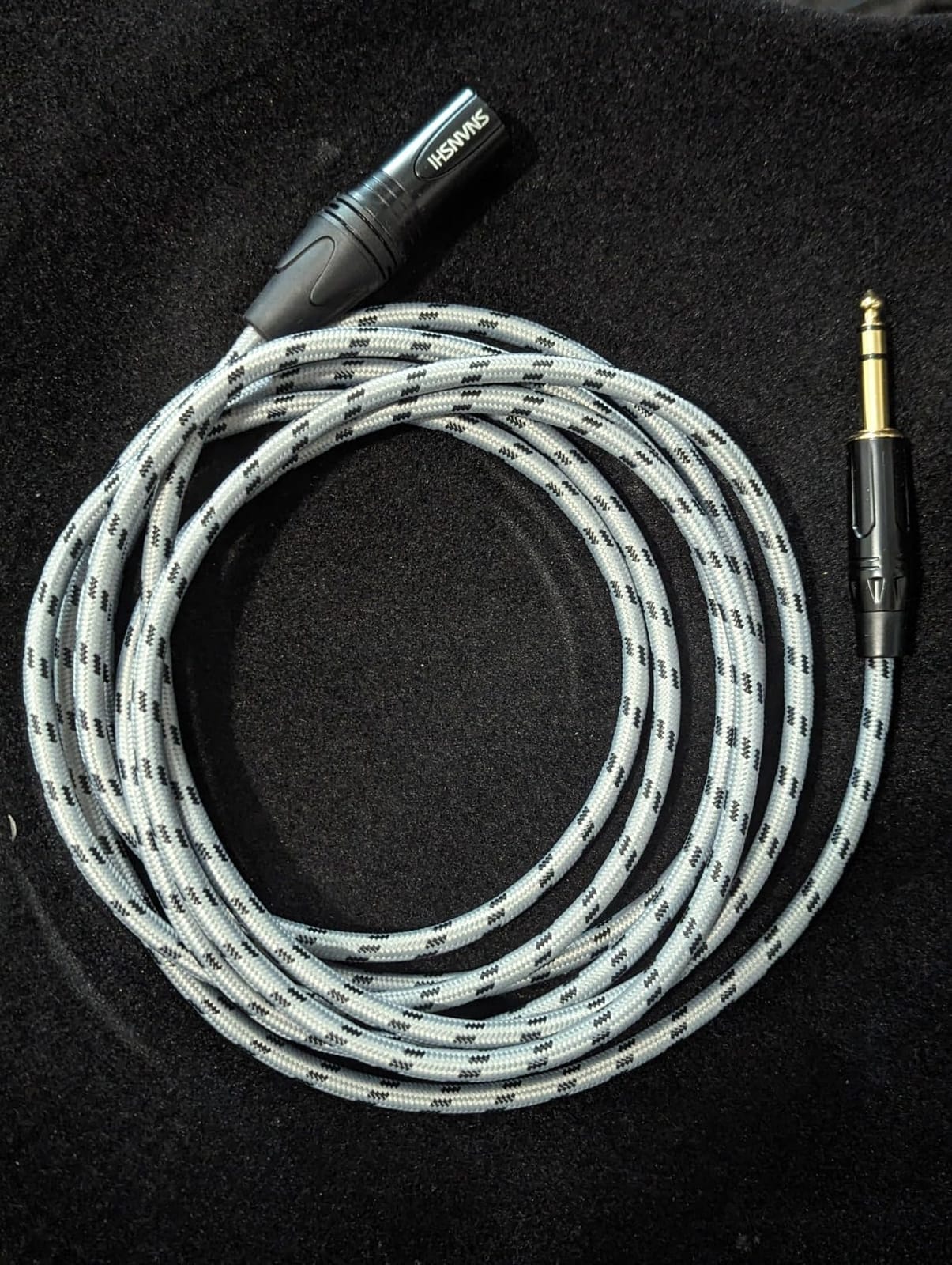 SNANSHI 1/4 TRS to XLR Male Cable 6.6ft 2-Pack for Studio Monitors customer photo 1