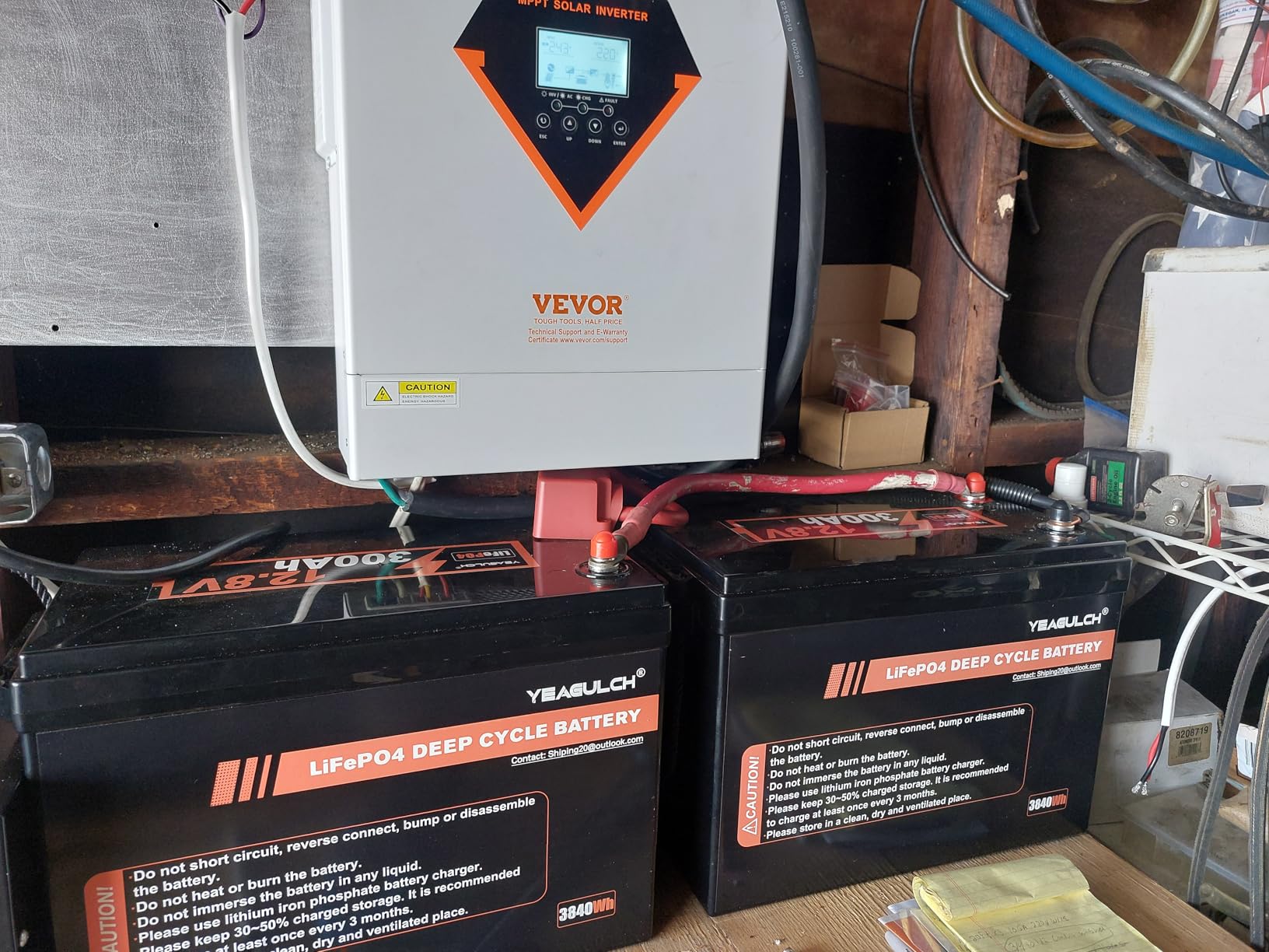 Upgrade 12V 150Ah LiFePO4 Lithium Battery 100A BMS 15000+ Deep Cycle customer photo 1