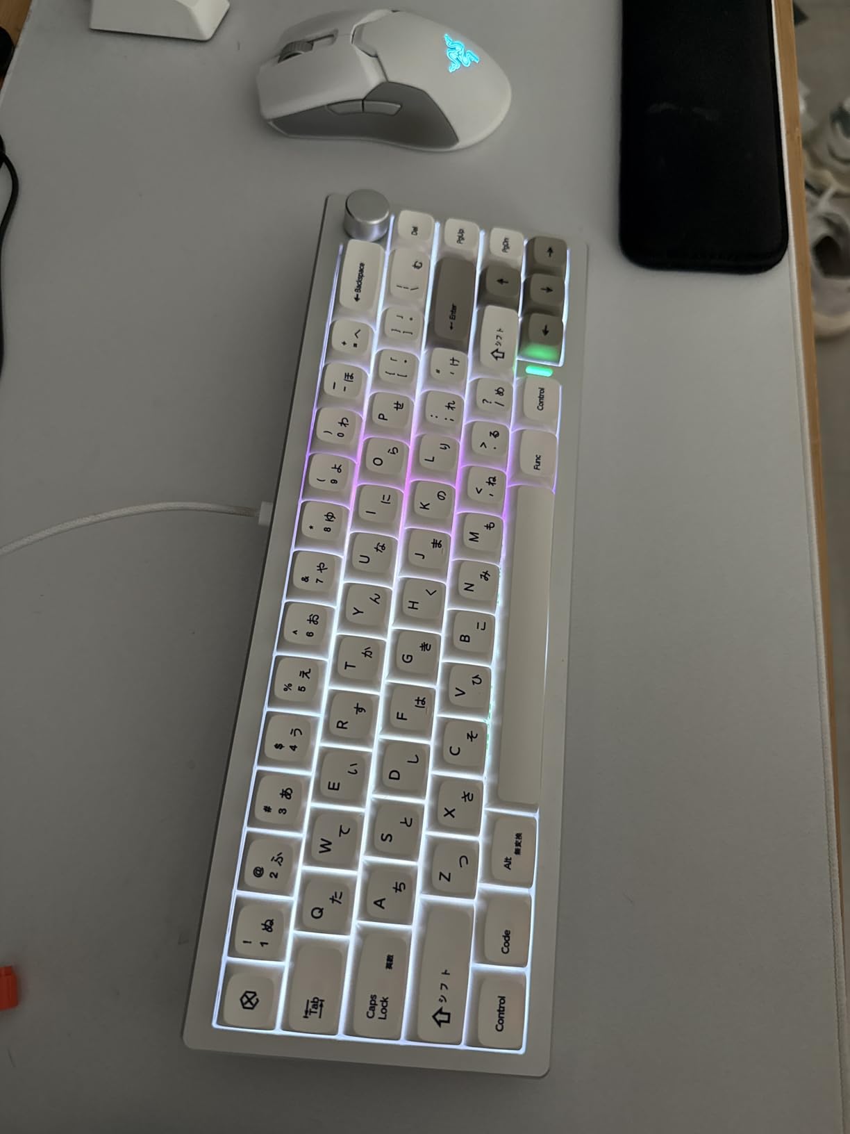 Guffercty kred SA Profile PBT Keycaps,172 Set Double Shot Durable Keycaps for Custom Mechanical Keyboard Gamers Typists (Green Screen) customer photo 1