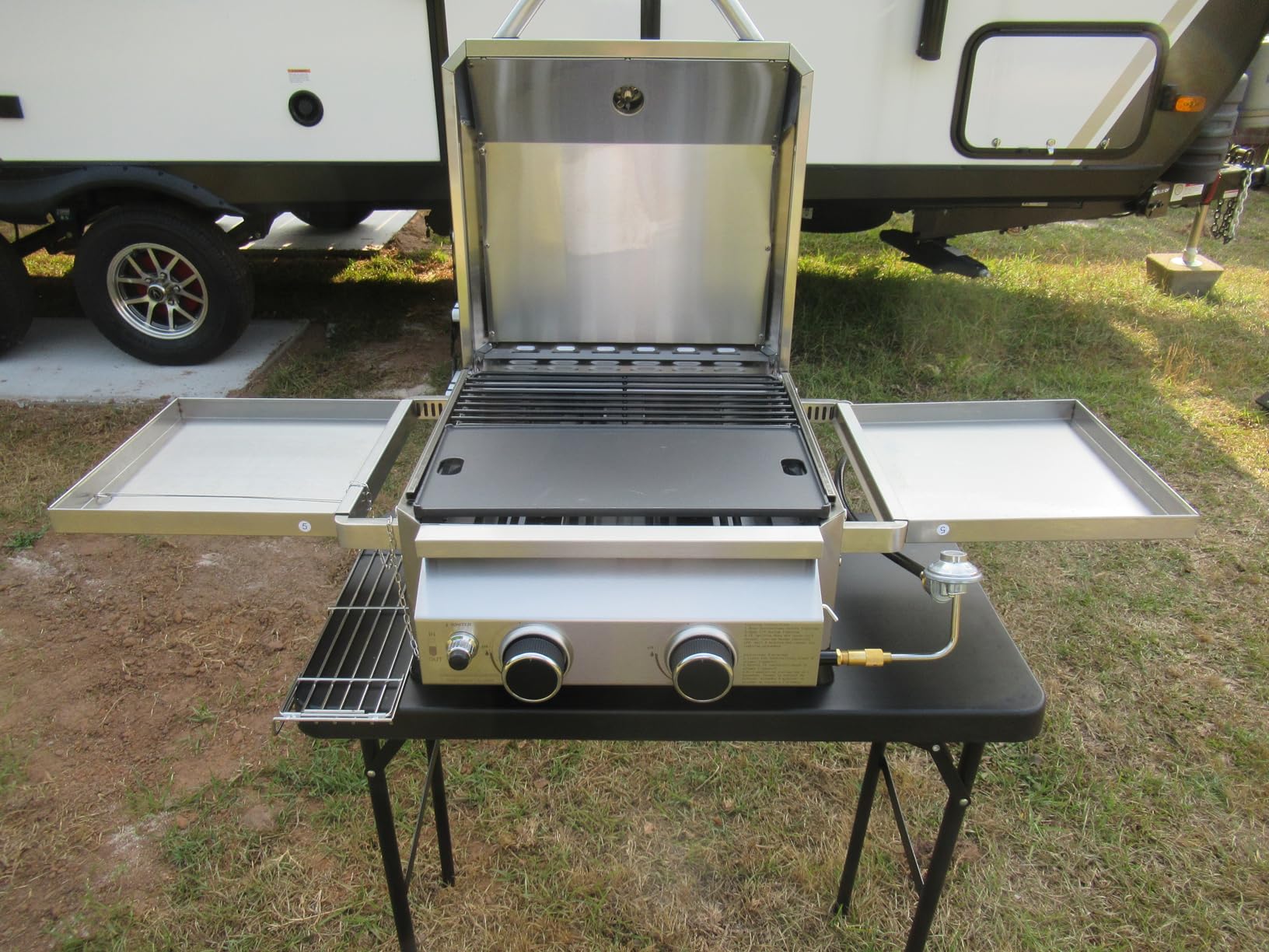 COWSAR 2-Burner Propane BBQ Grill 16000 BTU Stainless Steel Gas Grill customer photo 1