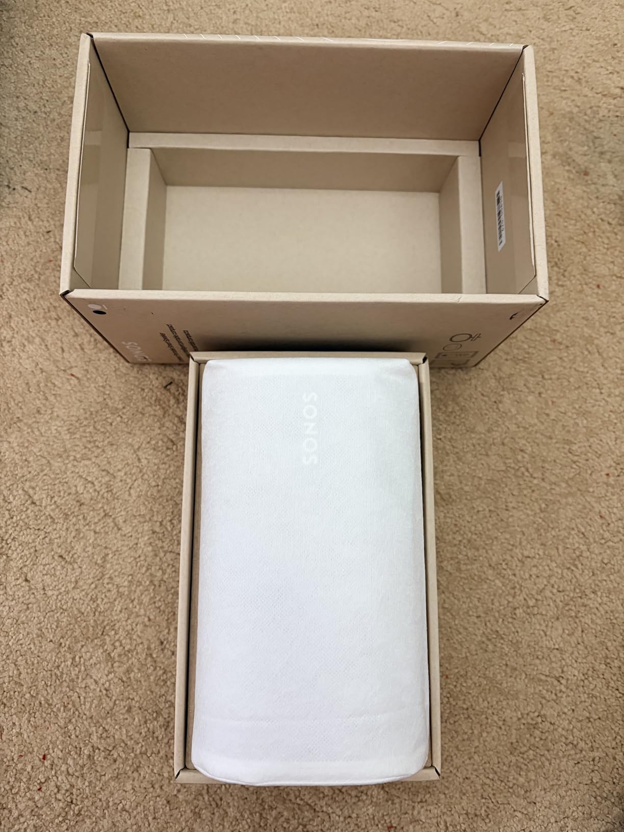 Sonos Play Portable WiFi and Bluetooth Speaker - White customer photo 2