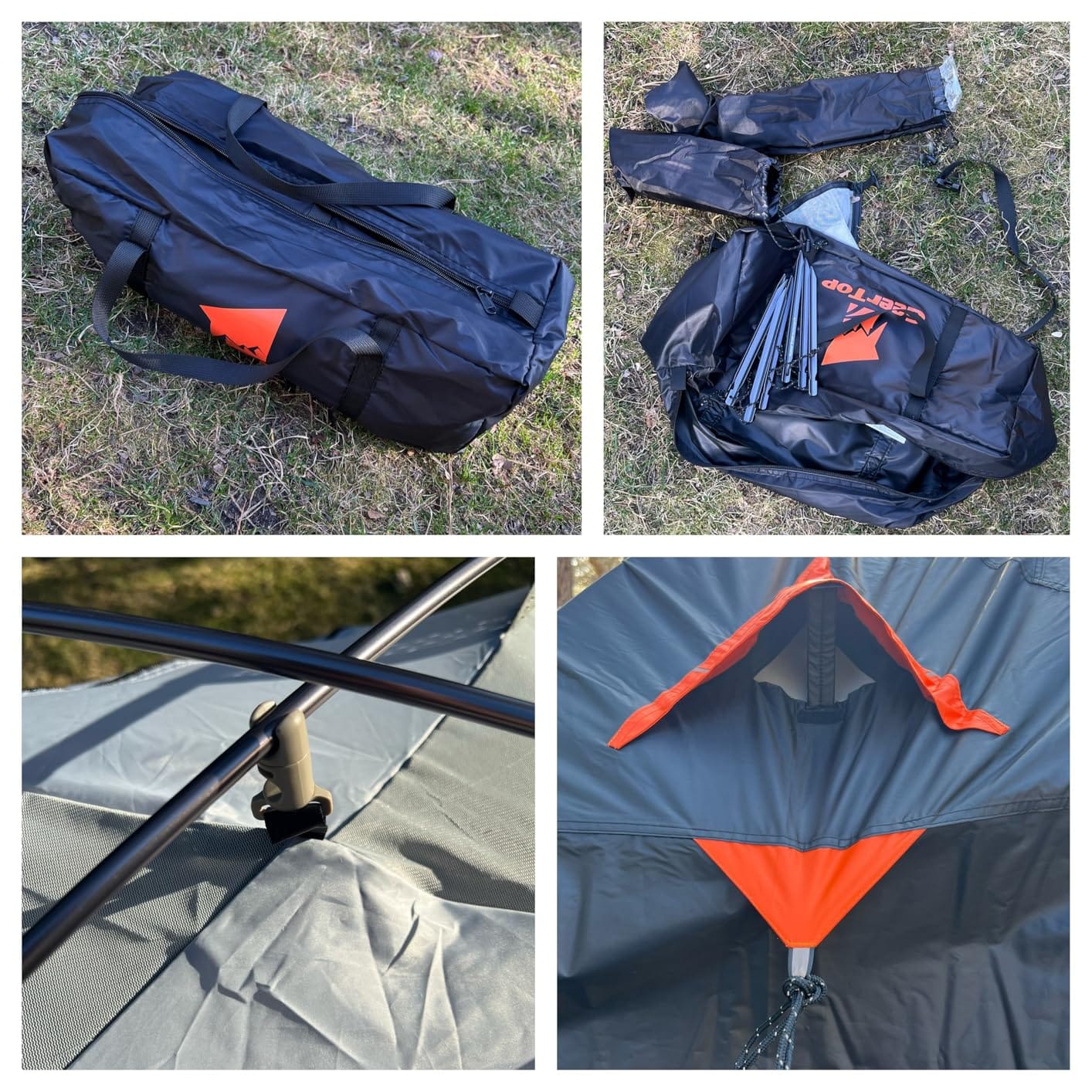 GEERTOP 2 Person Blackout Camping Tent, Waterproof 4-Season Easy Setup | Blackout Interior, Lightweight, Snow Skirt, Freestanding Aluminum Poles, Double-Wall, Hiking, Mountaineering, Weekend Trips customer photo 2