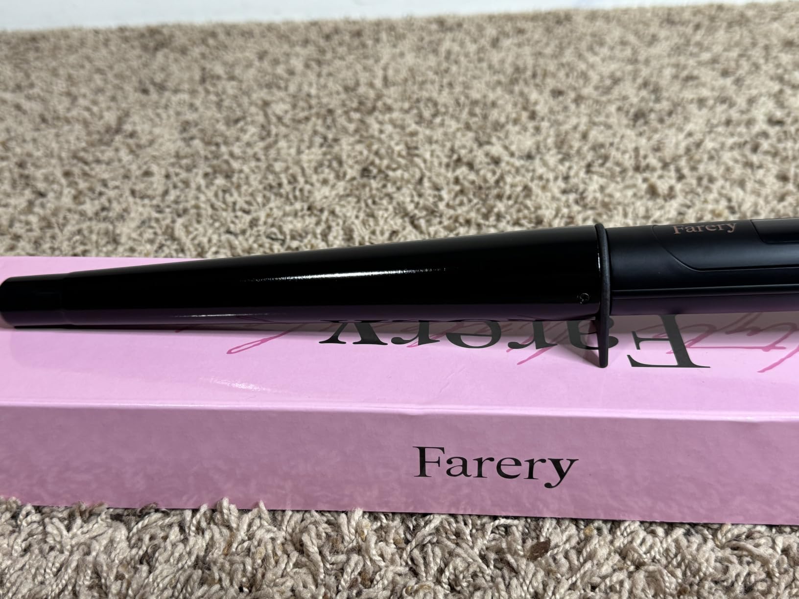 Farery Tapered Curling Wand, 3/4-1 1/4