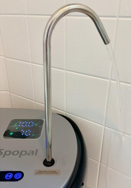 Portable Integrated Camping Shower Kit with 20L Foldable Bucket,13000mAh customer photo 2