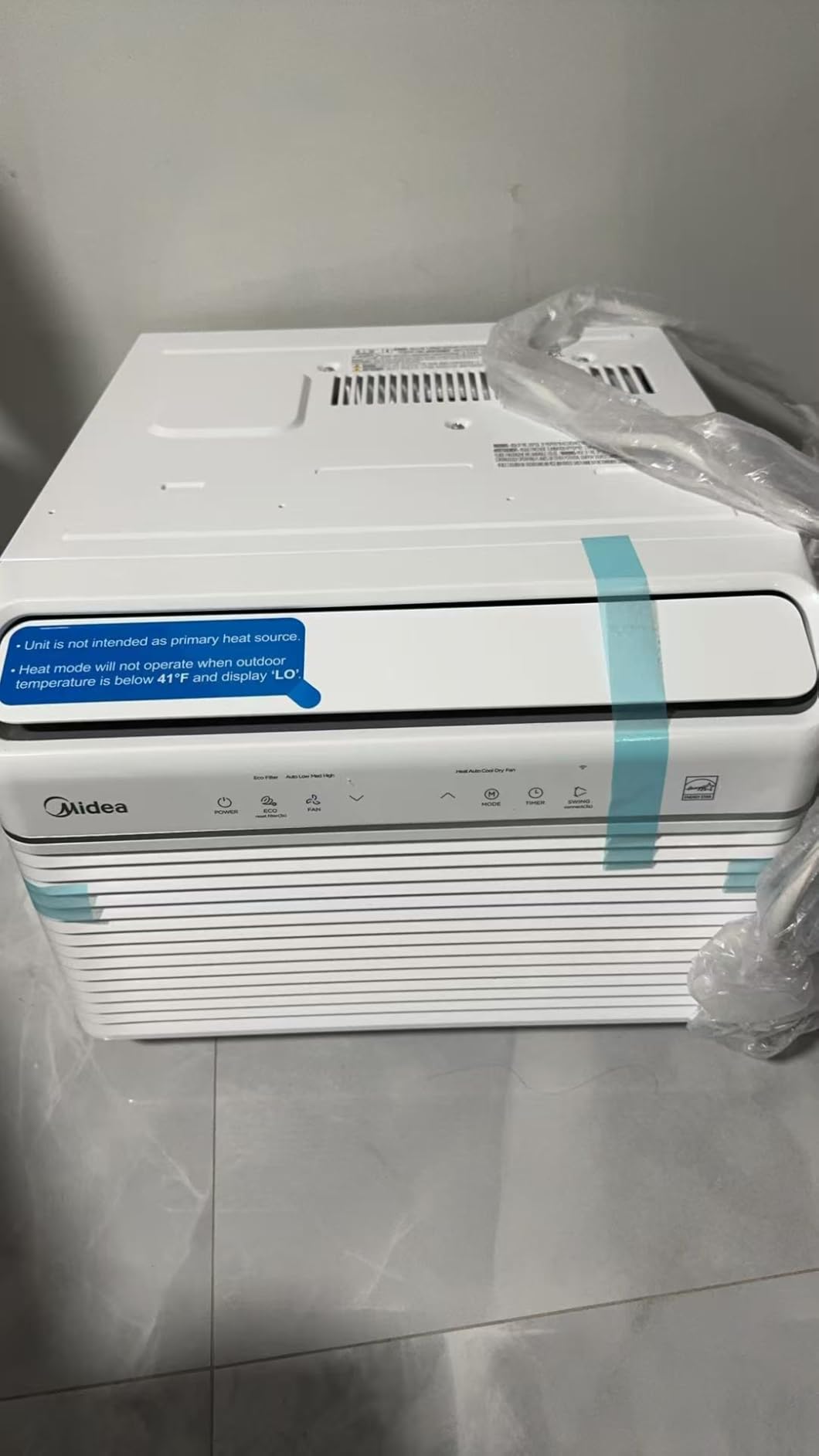Midea 12,000 BTU Window Air Conditioner with Heat, 550 Sq Ft | Smart Inverter Control, Energy Star Rated, Quiet Operation, Electronic Control, Remote, Heat and Dehumidifier Function customer photo 1