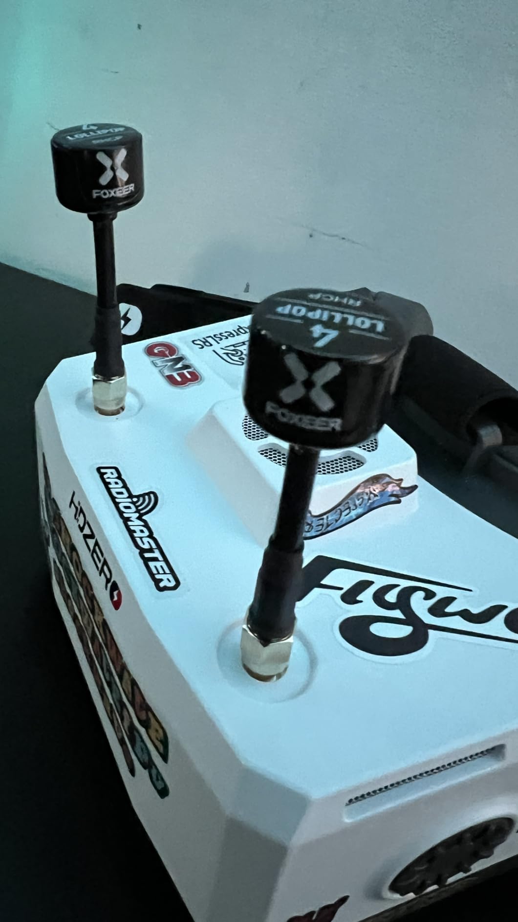 2pcs FOXEER FPV Antenna Lollipop 4 Updated Version 5.8GHz RHCP 2.6Dbi SMA for FPV Racing Drone Fatshark Goggles TX/RX customer photo 2