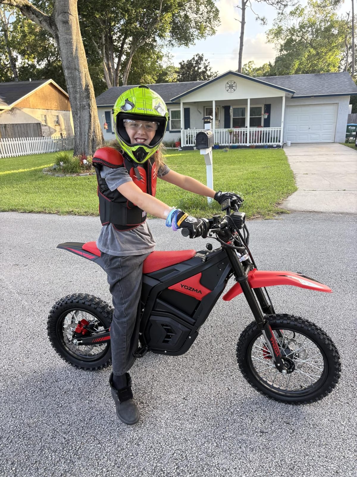 Yozma IN10 Electric Dirt Bike, 40MPH 2600W Off Road Electric Motorcycle | 48V 23.4Ah Removable Battery Ebike, Dual Hydraulic Suspension& Brakes, Mountain Off Road, Teens & Adult customer photo 1
