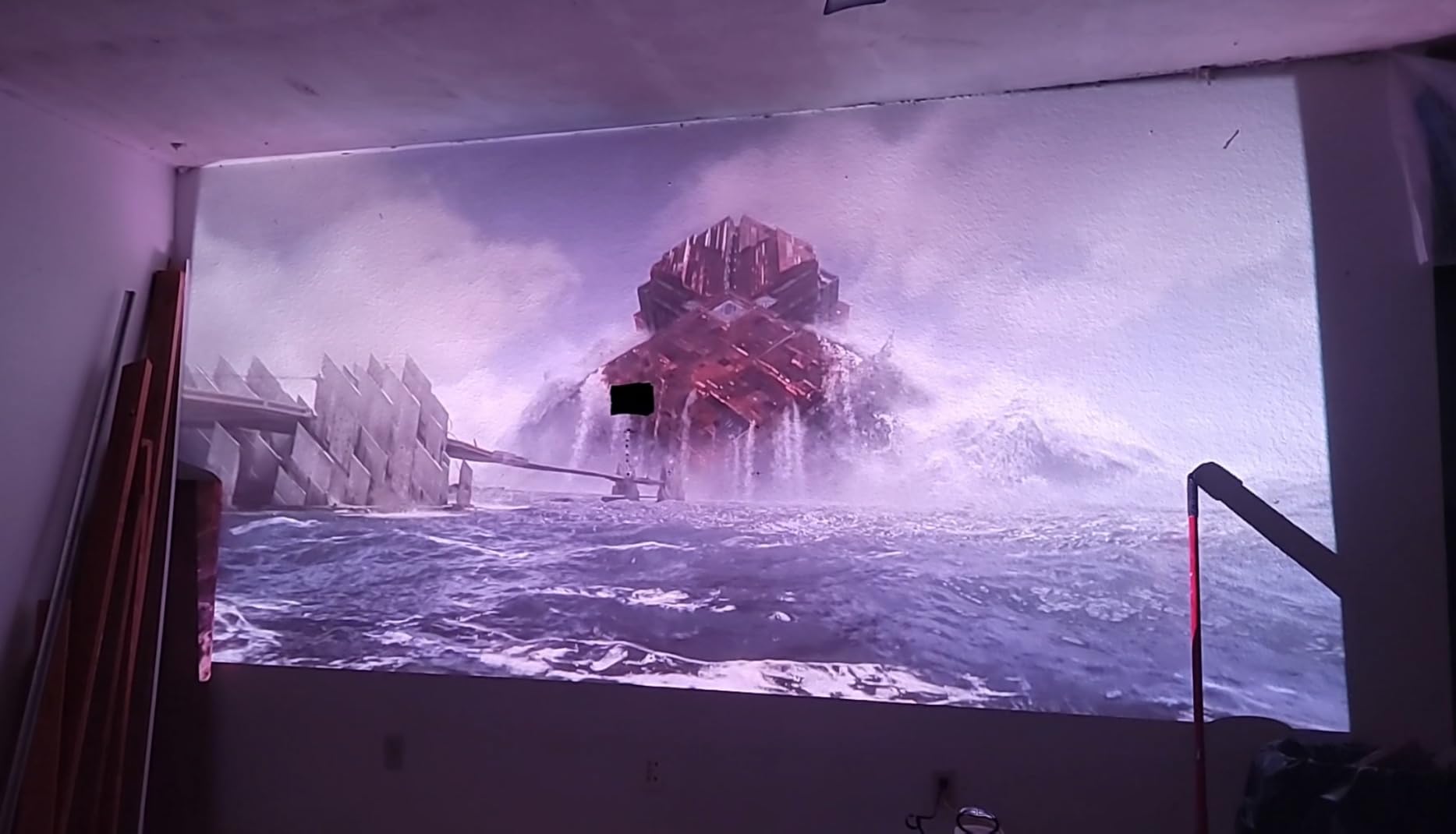 AWOL VISION Aetherion Max 4K Projector, Triple Laser UST Projector, 3300 ISO Lumens, Daytime Viewing, PixelLock™ 200