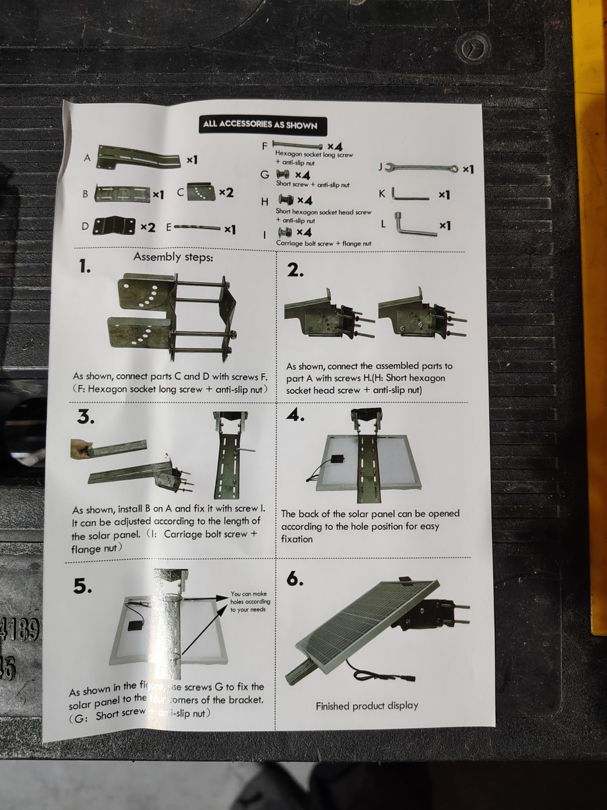 Solar Panel Pole Mount, Solar Panel Mounting Brackets, Solar Panel Mount customer photo 2