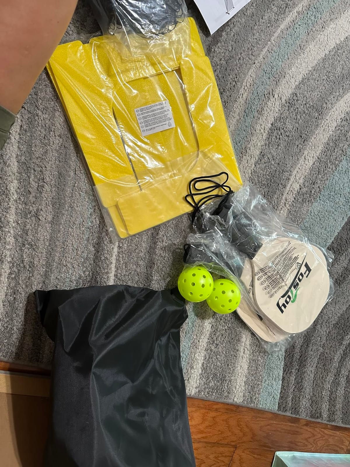 Fostoy Pickleball Net, Pro Aluminum Frame with Dual-Side Tensioning System customer photo 1