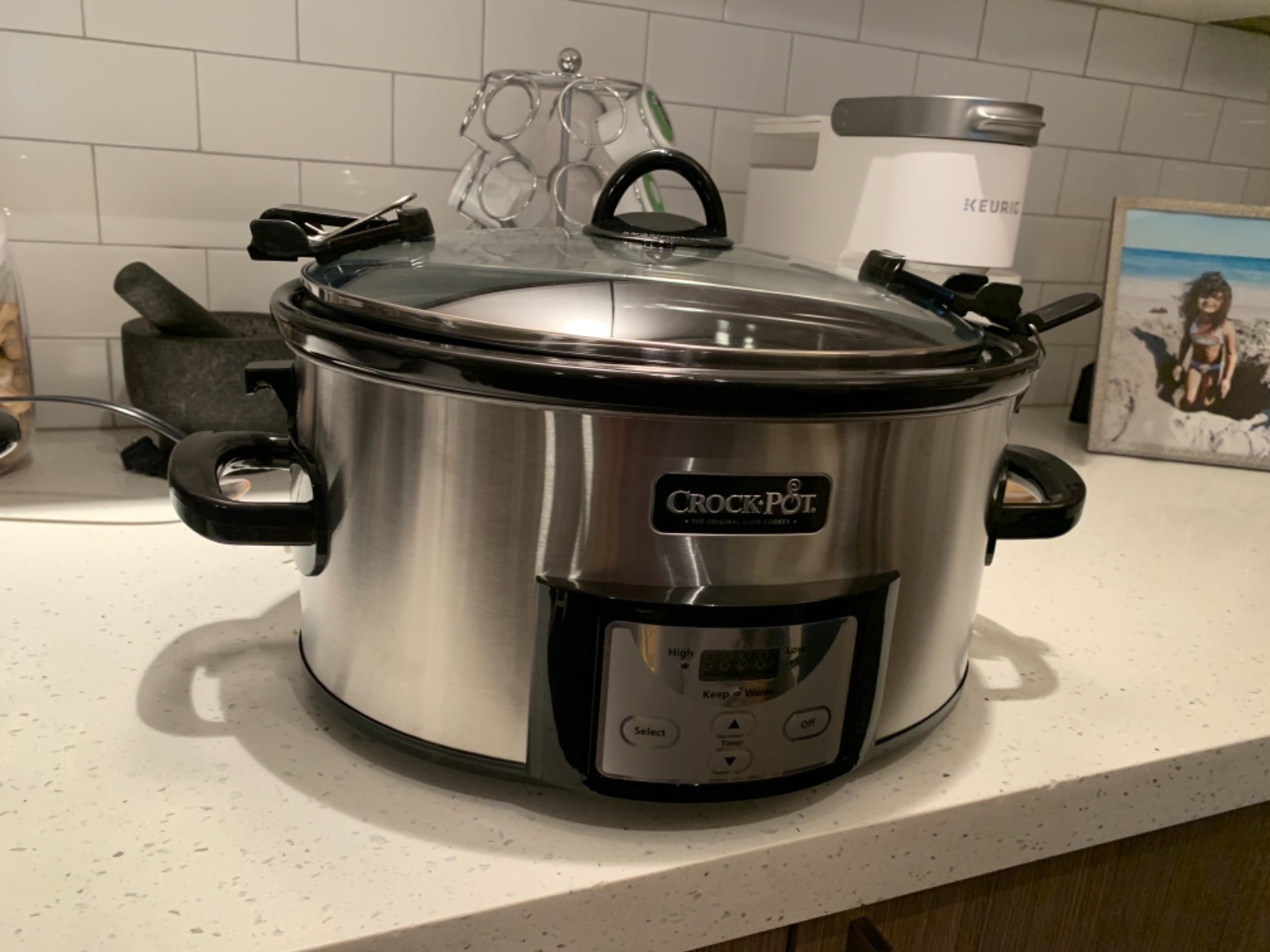 Crock-Pot® Design Series 7-Quart Programmable Slow Cooker, Desert Sage Green customer photo 2