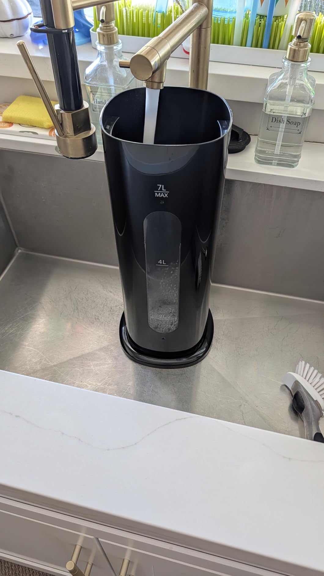 Humidifiers for Bedroom Large Room Humidifiers for Home, Large Humidifier 7L/1.85Gal with Smart App & Remote Control, 4 Mist Levels Humidifiers Black customer photo 2