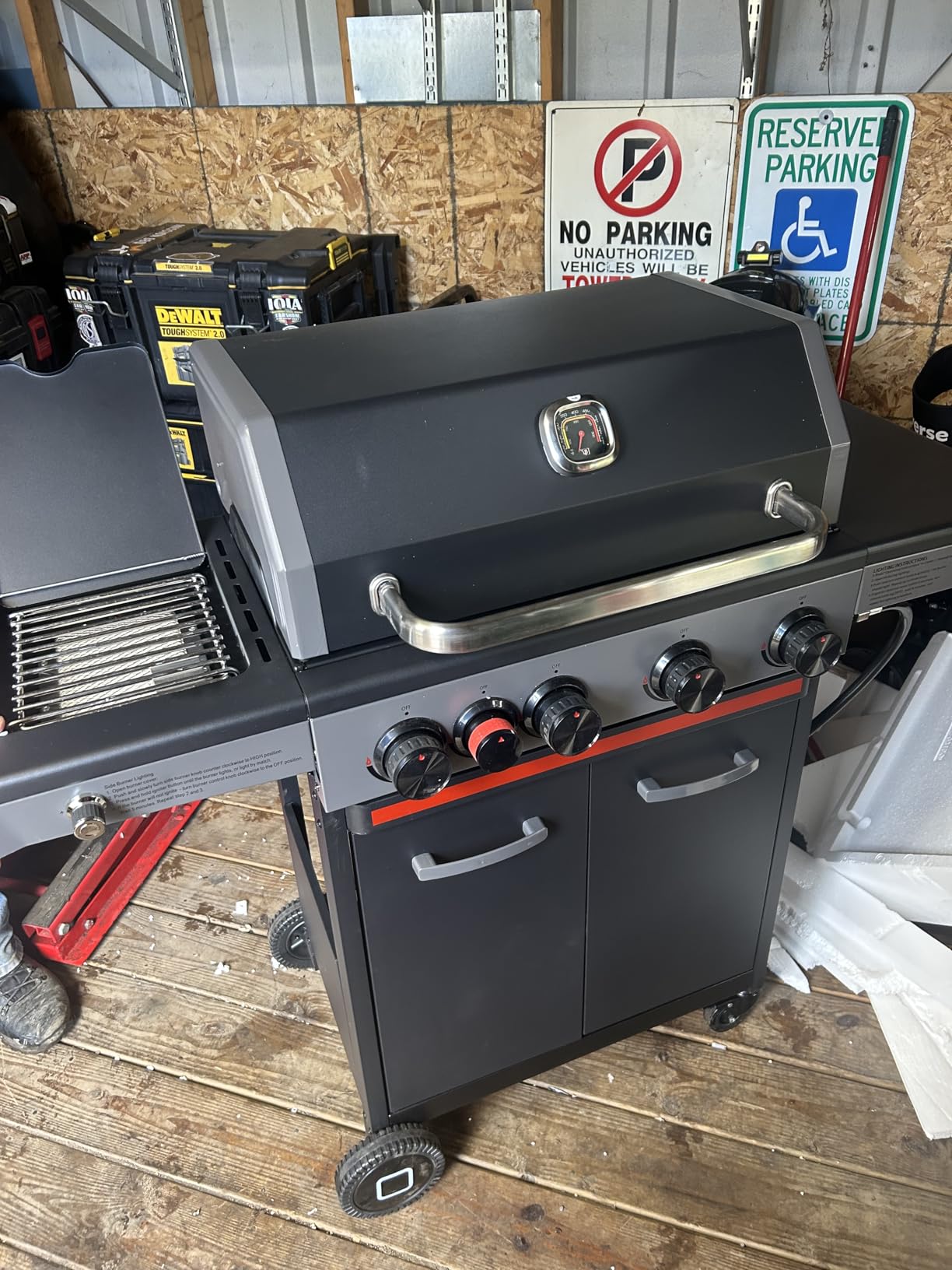 Brand-Man 4 Burner Propane Gas Grill with Infrared Side Burner customer photo 1