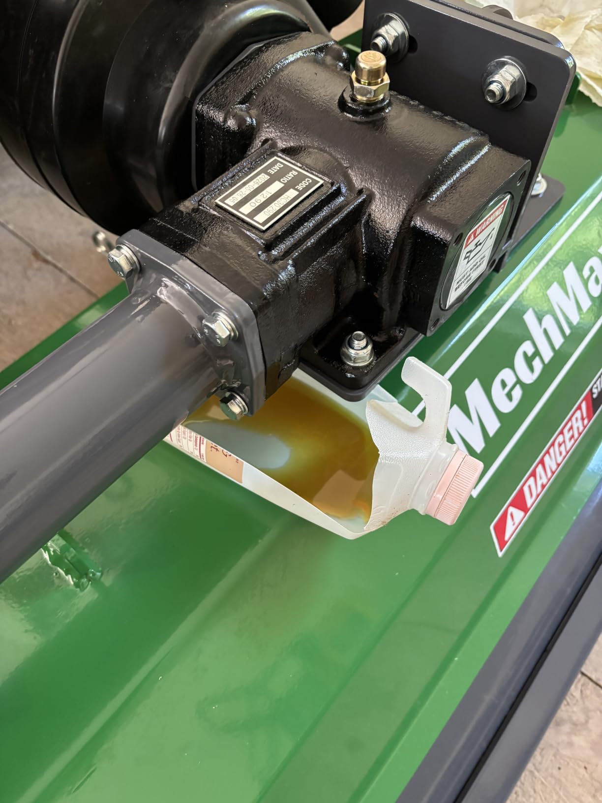 MechMaxx 48'' inch PTO Powered 3 Point Light-Duty Tractor Flail Mower,15-35hp, CAT 1, 20pcs Hammer,Not Suitable for Quick Hitch Units,Model EFS48 Green customer photo 2
