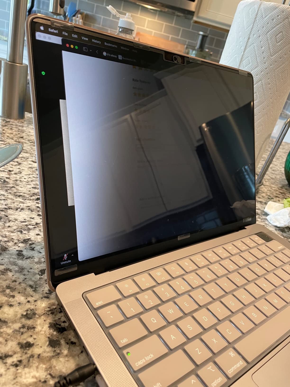 STARY 360° Laptop privacy screen protector 14 inch 16:10 Ratio (1920x1200) customer photo 1