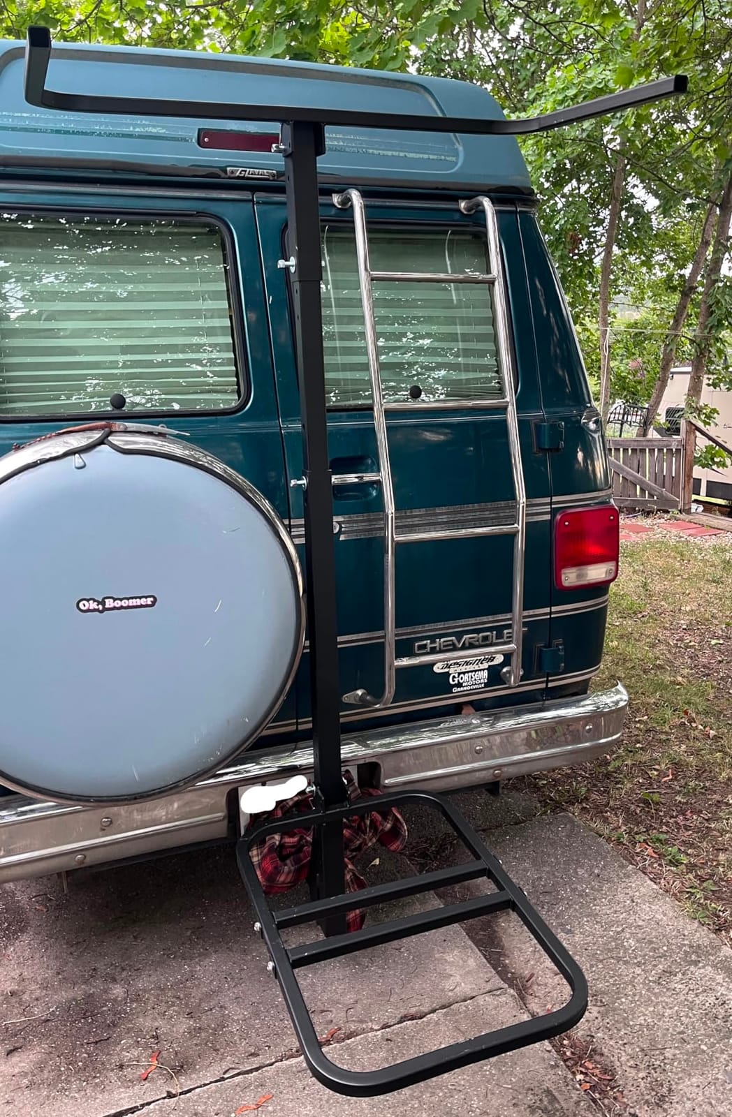 Upgraded RV Hitch Mount Kayak Rack for 2 Kayaks up to 12 FT customer photo 1