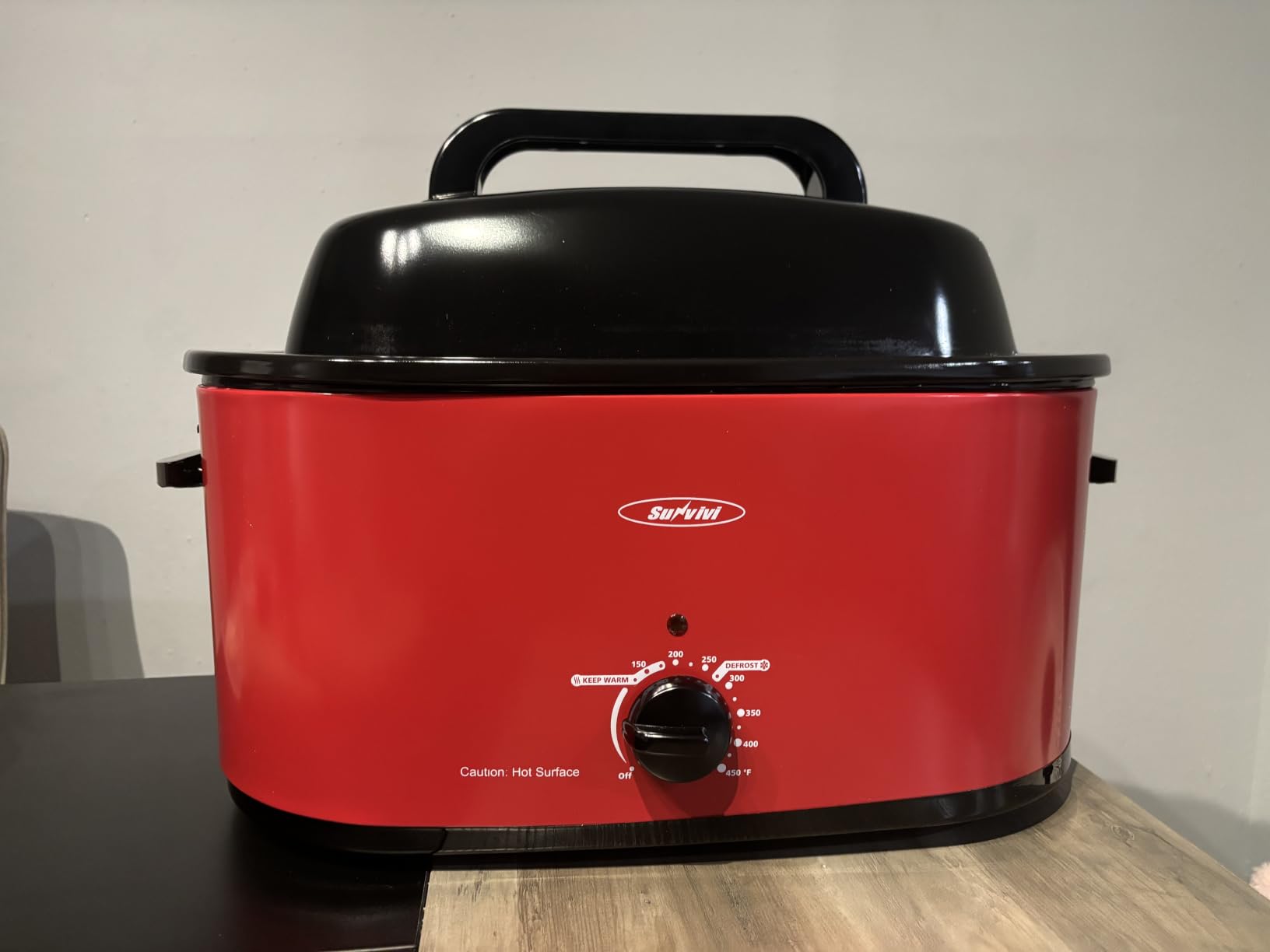 Sunvivi 28QT Roaster Oven for Large Whole Turkey, Countertop Roaster Cooker customer photo 1