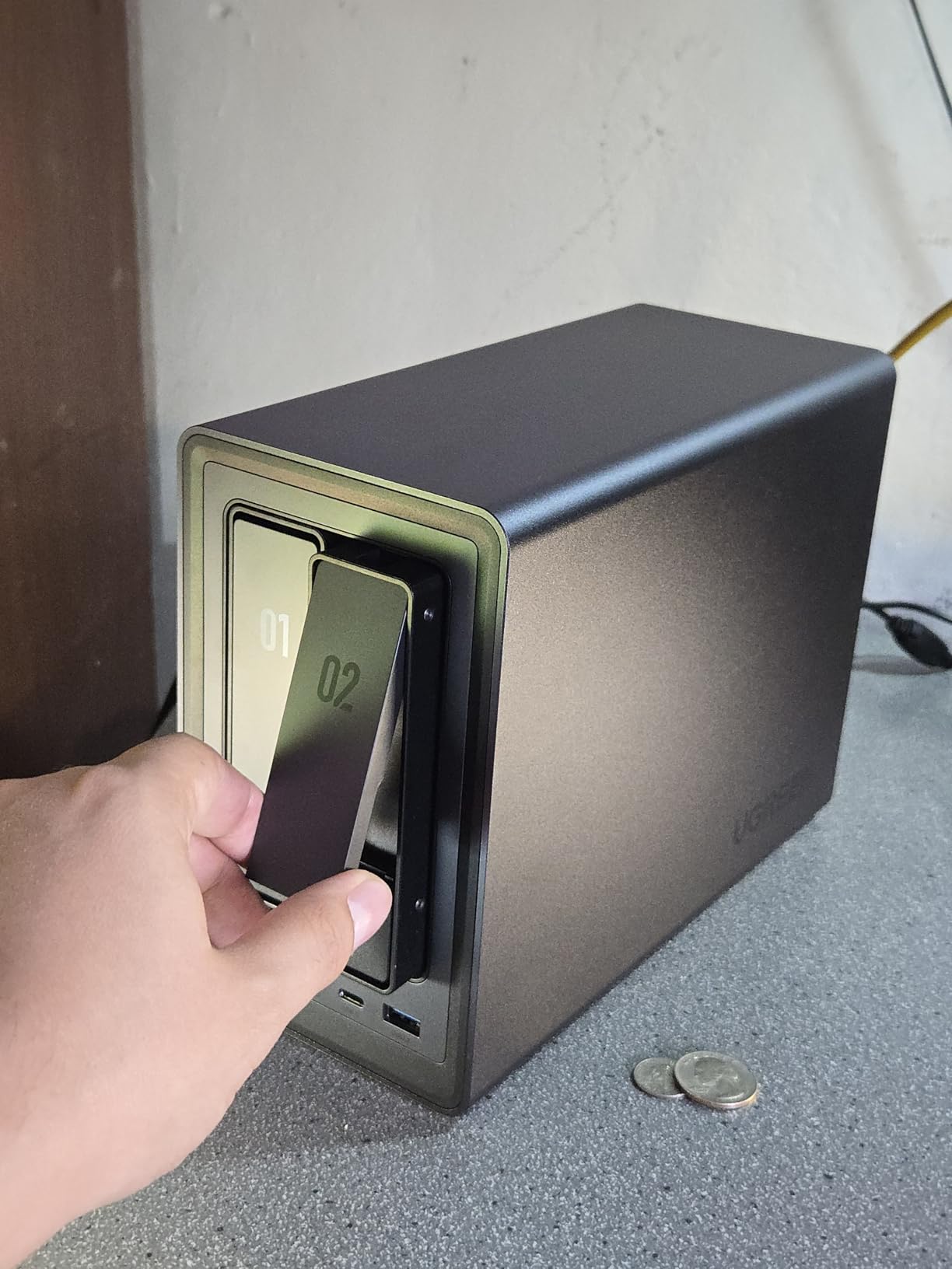 UGREEN DXP2800 GT NAS for Smart Home Enthusiasts, Creators & Freelancers | Smart Home Data Hub, Direct-from-NAS Editing, 10GbE Transfers, Ryzen R2514, Docker & VM, 8GB DDR4, U.2 SSD Support (Diskless) customer photo 2
