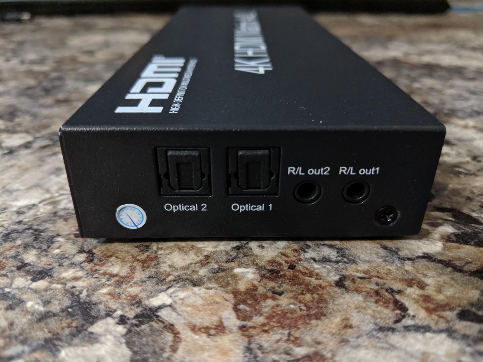 8K 4x2 HDMI Matrix Switch, HDMI 2.1 Audio Extractor EDID, ARC Dolby Atmos | Supports 4K@120Hz, HDR10+, Dolby Vision, HDCP2.3, Optical SPDIF 5.1CH, L/R Audio Output, CEC for PS5, Xbox and Home Theater customer photo 2