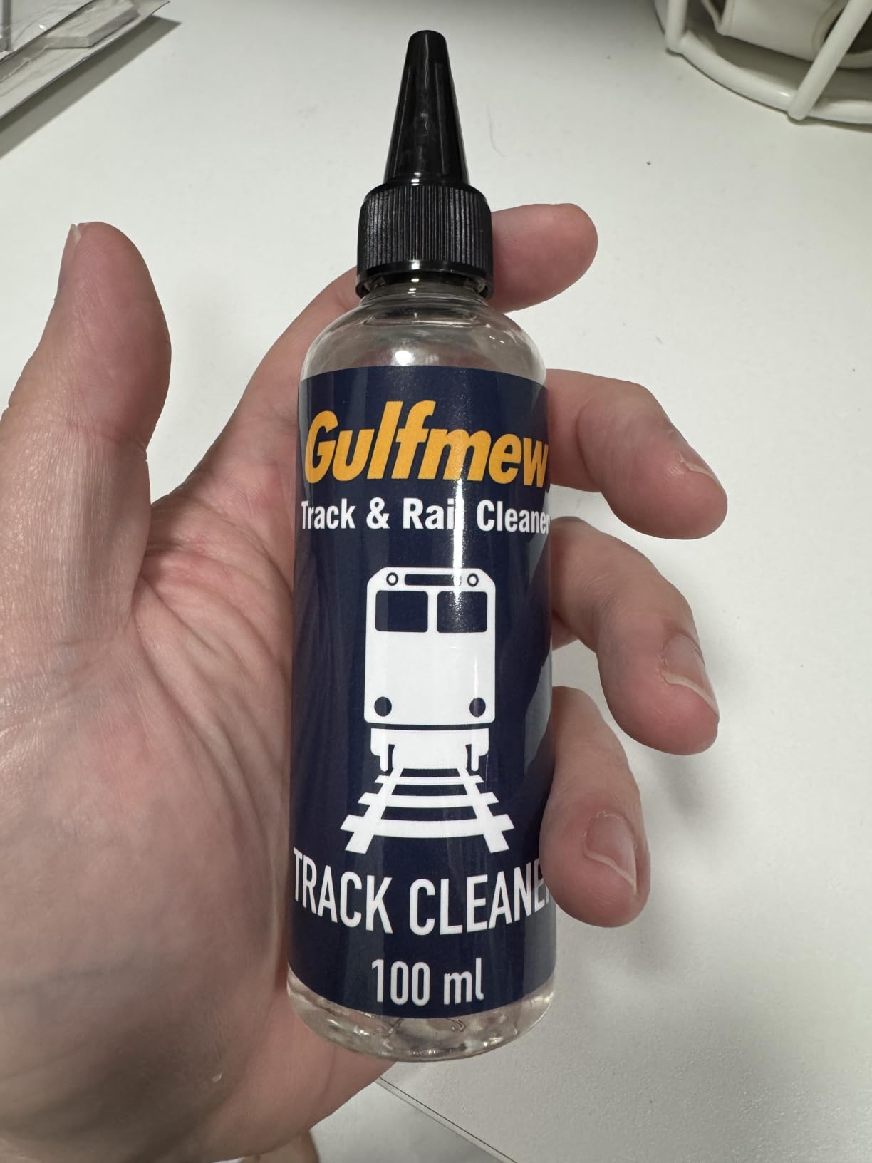 2 Bottle Industries Trains Track & Rail Cleaner (6.8 oz), Model Train Accessories for All Scales, with 2 Spray Nozzles- Removes Oxidation, Improves Conductivity- Fits HO Scale Trains & Slot Cars customer photo 1