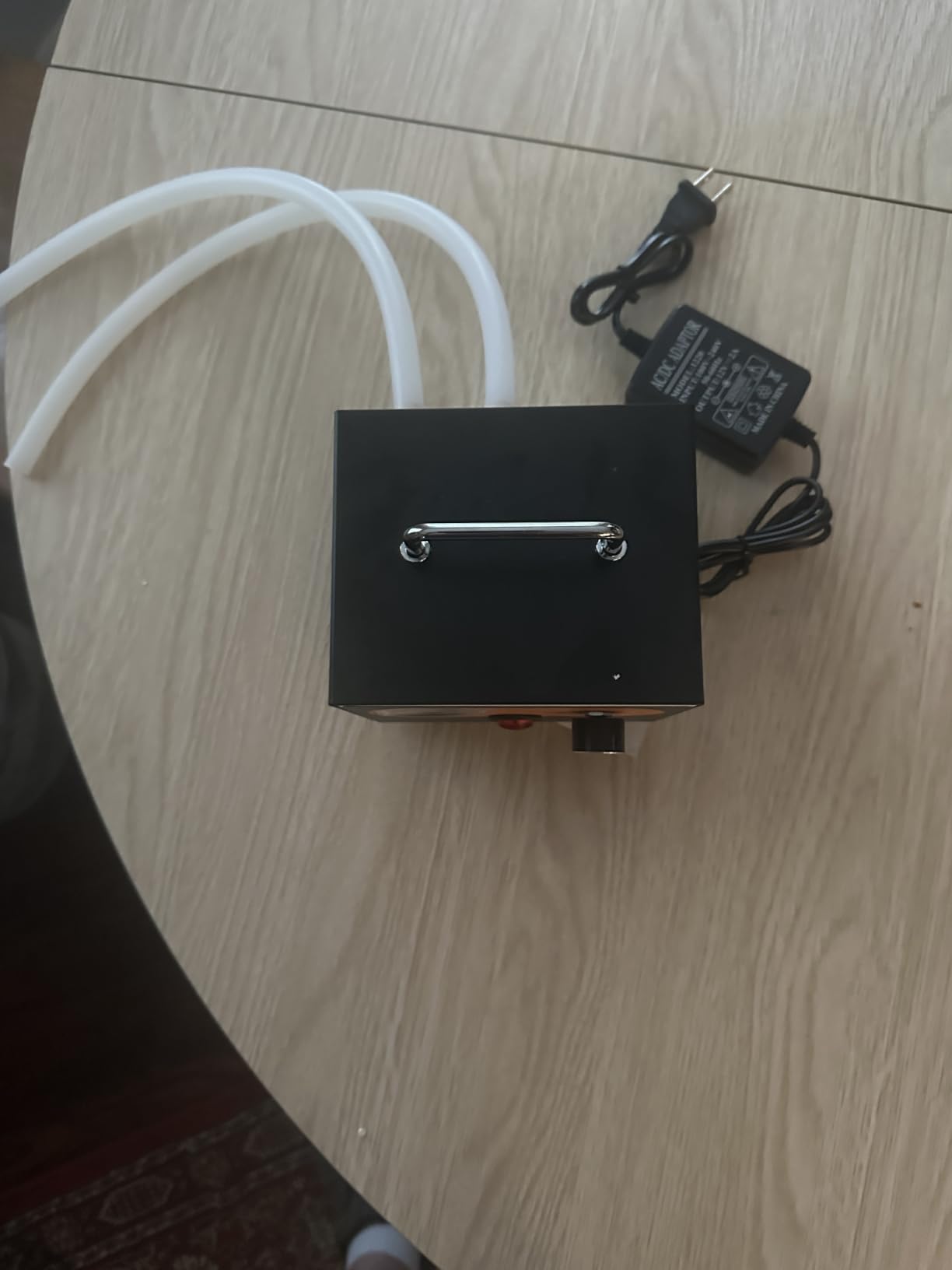 Mini Adjustable 10L/Min Desktop Oil-Free Diaphragm Lab Pump for Filtration | 110V-220V, 0.08MPa, Low Noise, Desktop & Portable, w/2 Silicone Hoses for Filtration Resin Degassing and Solvent Recovery customer photo 2