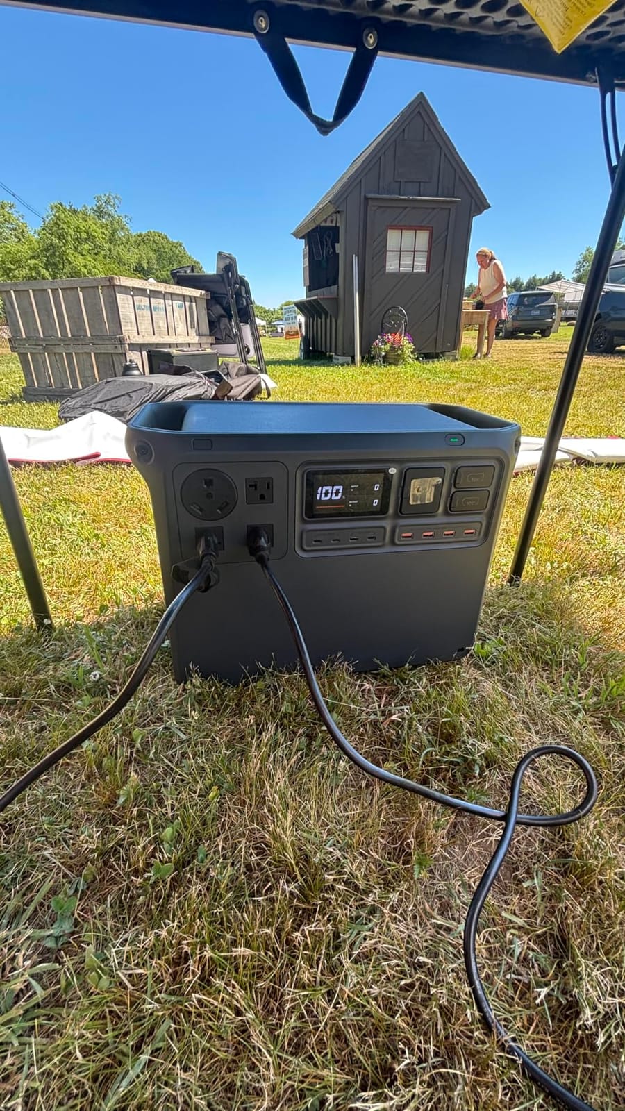 DJI Power 1000 V2 Portable Power Station, 1024Wh LFP Battery | 2600W Stable Output, Compact Size, 0-80% Recharge in 37 Mins, Electric Generator for Home Use, Camping & RVs, Outdoors customer photo 2