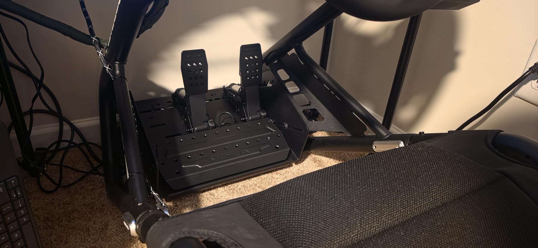 MOZA SRP2 Dual Pedals Set of Load Cell Brake and Throttle Pedal Equipped with 100KG Load Cell and 15-Bit Angle Sensor, CNC Aerospace-Grade Aluminum Fully Adjustable Pedal Angle Spacing and Height for PC Racing Game customer photo 2