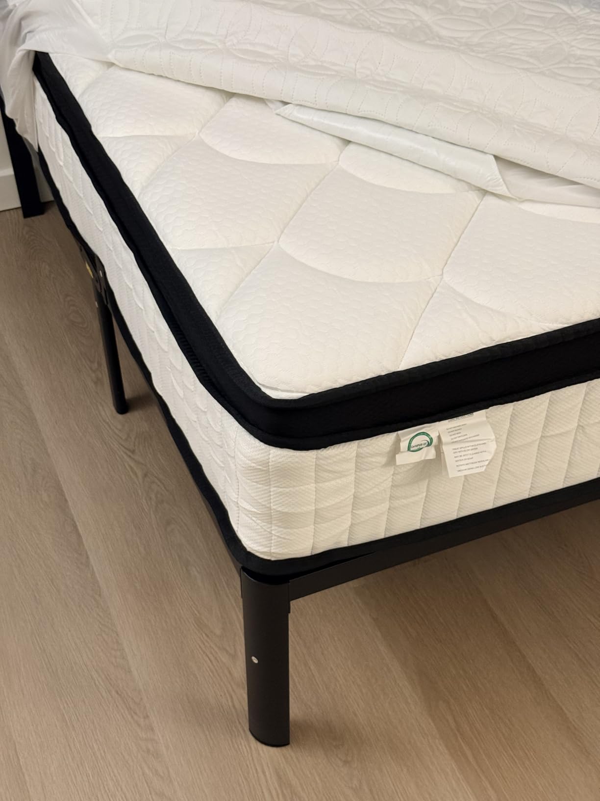 King Size Mattress, 12 Inch Hybrid Mattress King Size in a Box, Medium Firm customer photo 1