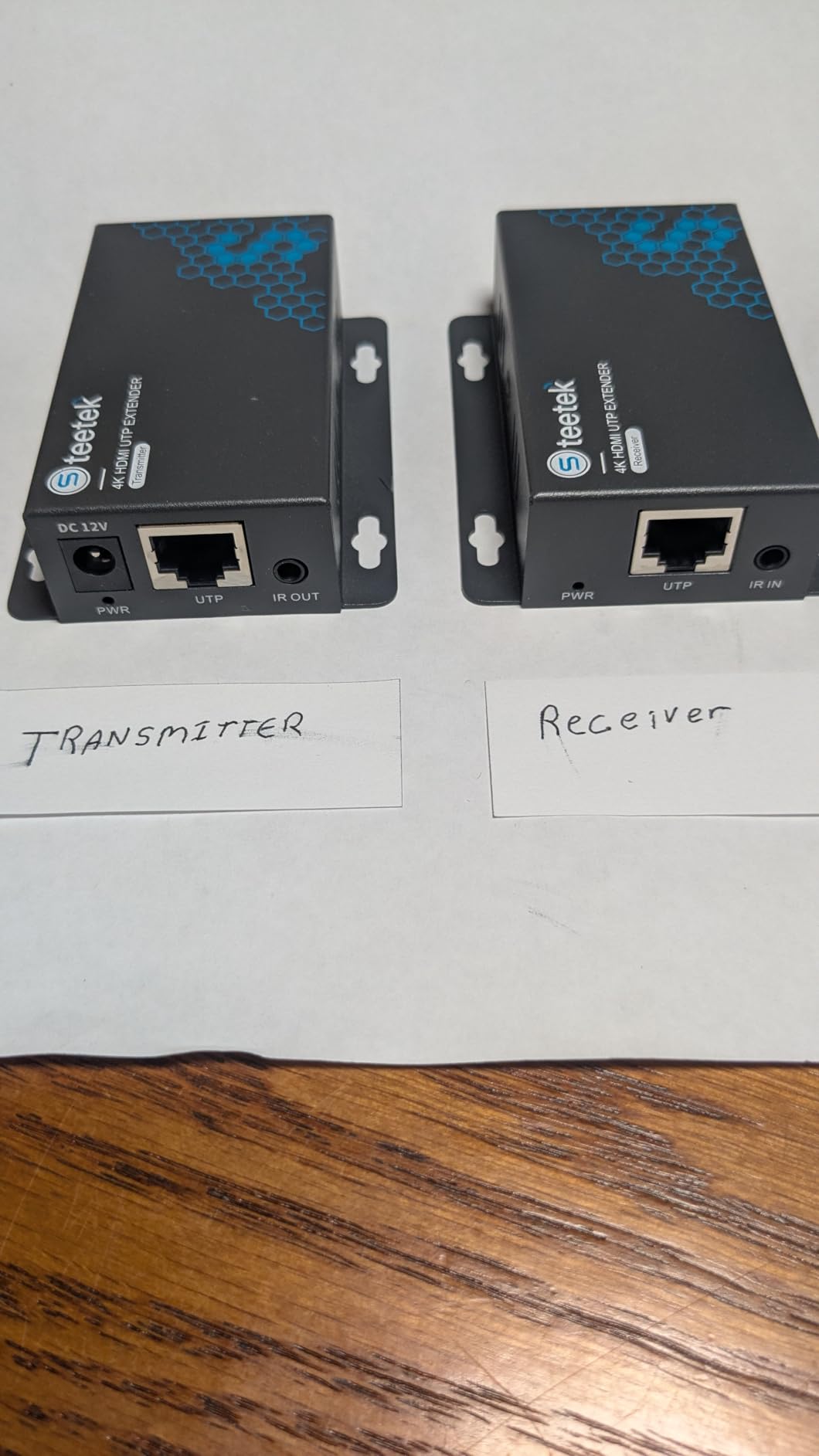4K HDMI Extender Over Ethernet CAT5e/CAT6/6a/CAT7 230FT 4K@30Hz | Equipped with IR, Loop Out, PoC & EDID for Home Theater, Office, Church, Classroom & Digital Signage, with Mounting Holes customer photo 1