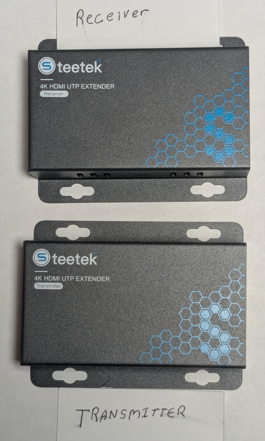 4K HDMI Extender Over Ethernet CAT5e/CAT6/6a/CAT7 230FT 4K@30Hz | Equipped with IR, Loop Out, PoC & EDID for Home Theater, Office, Church, Classroom & Digital Signage, with Mounting Holes customer photo 2