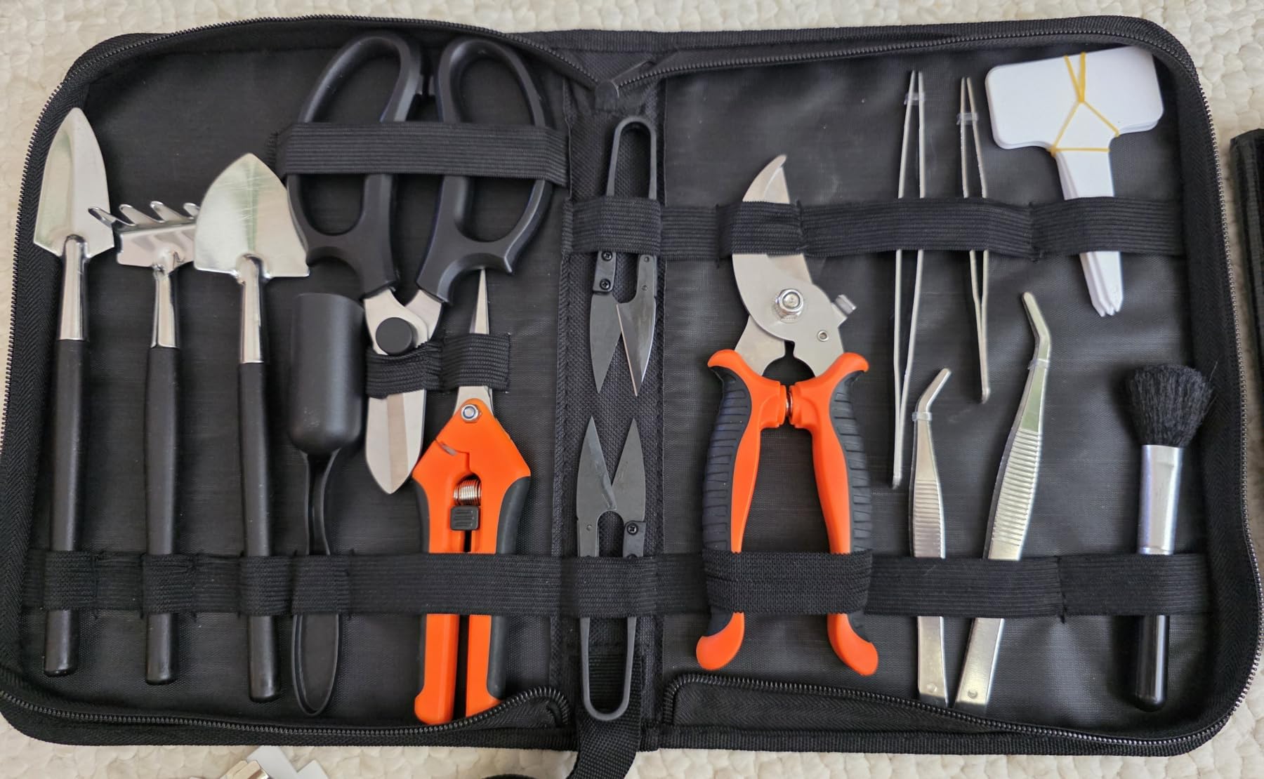 Bonsai Tools Set, 26 Pcs Garden Tools Set for Beginner, Includes Bonsai Wire Kit, Pruning Shears, Plant Mat, Bonsai Scissors, Succulent Tools in Leather Storage Bag, Ideal Gardening Gifts for Women customer photo 1