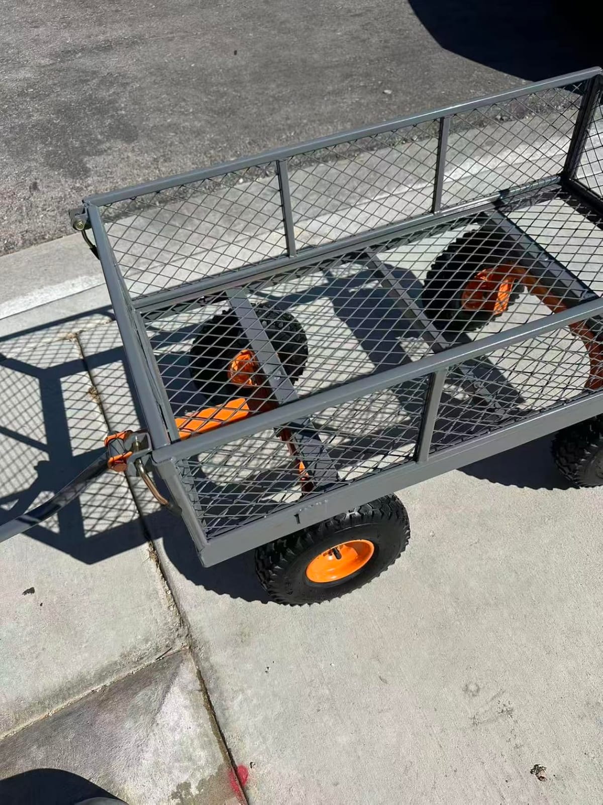 Etoolab Steel Garden Cart 1000 Lbs Capacity with 10