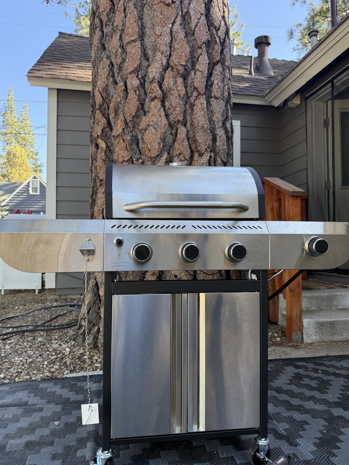Electactic Stainless Steel 4-Burner Gas Grill with Side Burner – 42000BTU Propane BBQ Grill with Thermometer, Heavy-Duty Grill for Outdoor Patio and Backyard Cooking customer photo 2